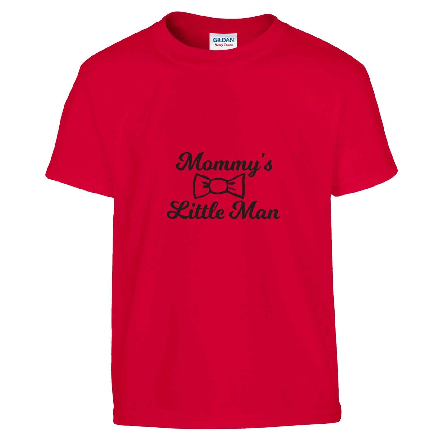 Mommy's Little Man Kids T-Shirt – Adorable Bow Tie Graphic for Your Dapper Darling
