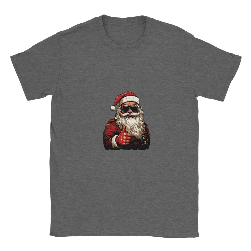 Cool Santa Thumbs Up Shirt  – Festive Holiday Graphic Tee for Modern Cheer