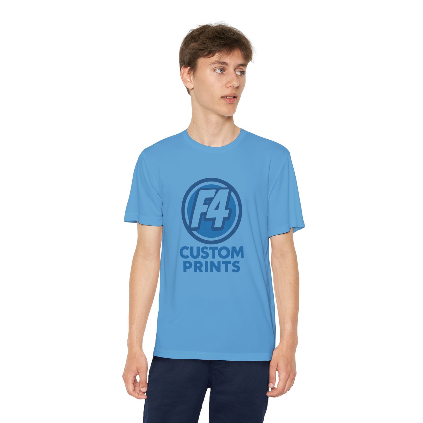 Personalized Name Custom Youth Dryfit Shirt | Sports Wear by F4