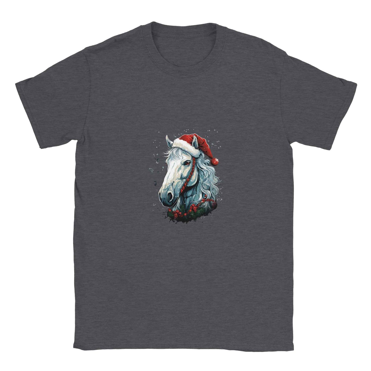 Winter Stallion Holiday Tee – Festive Horse Christmas Graphic Shirt