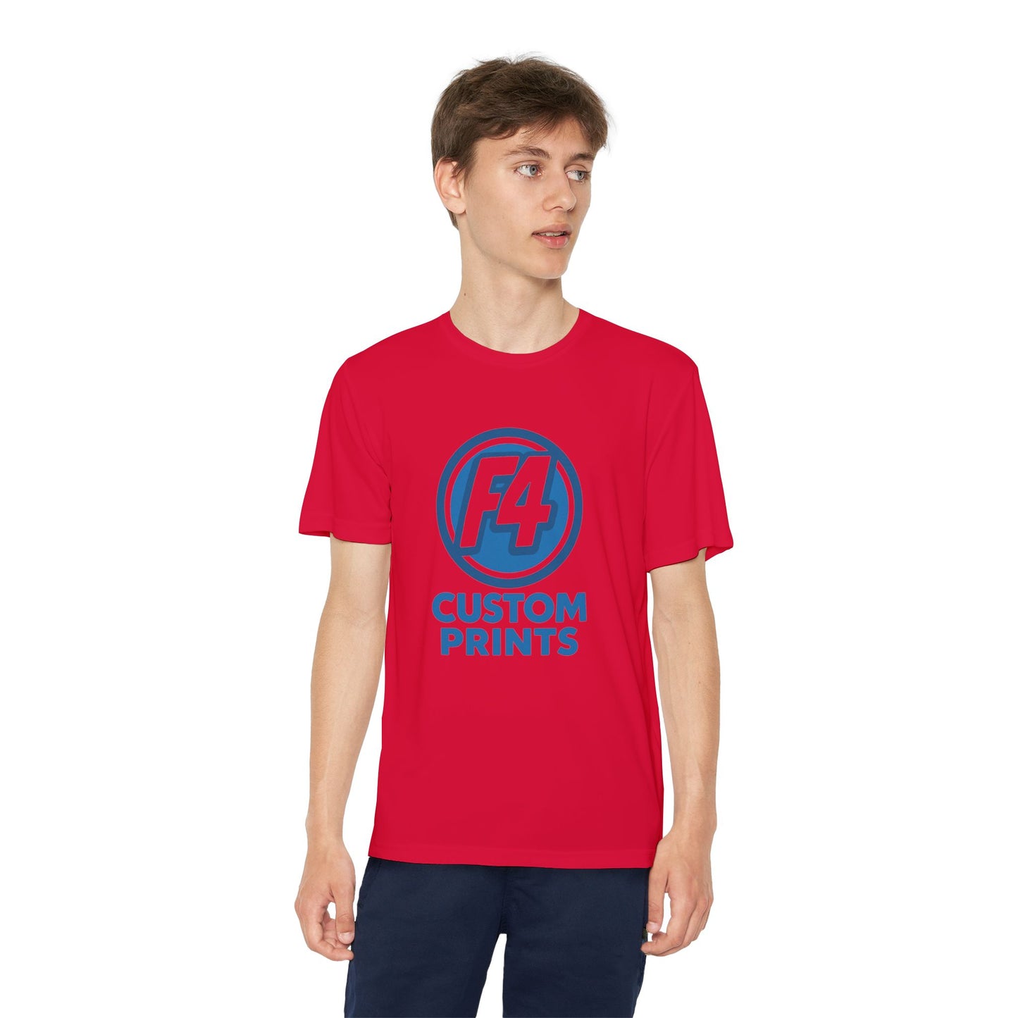 Personalized Name Custom Youth Dryfit Shirt | Sports Wear by F4