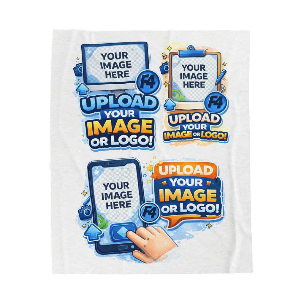 Custom Image Velveteen Plush Blanket