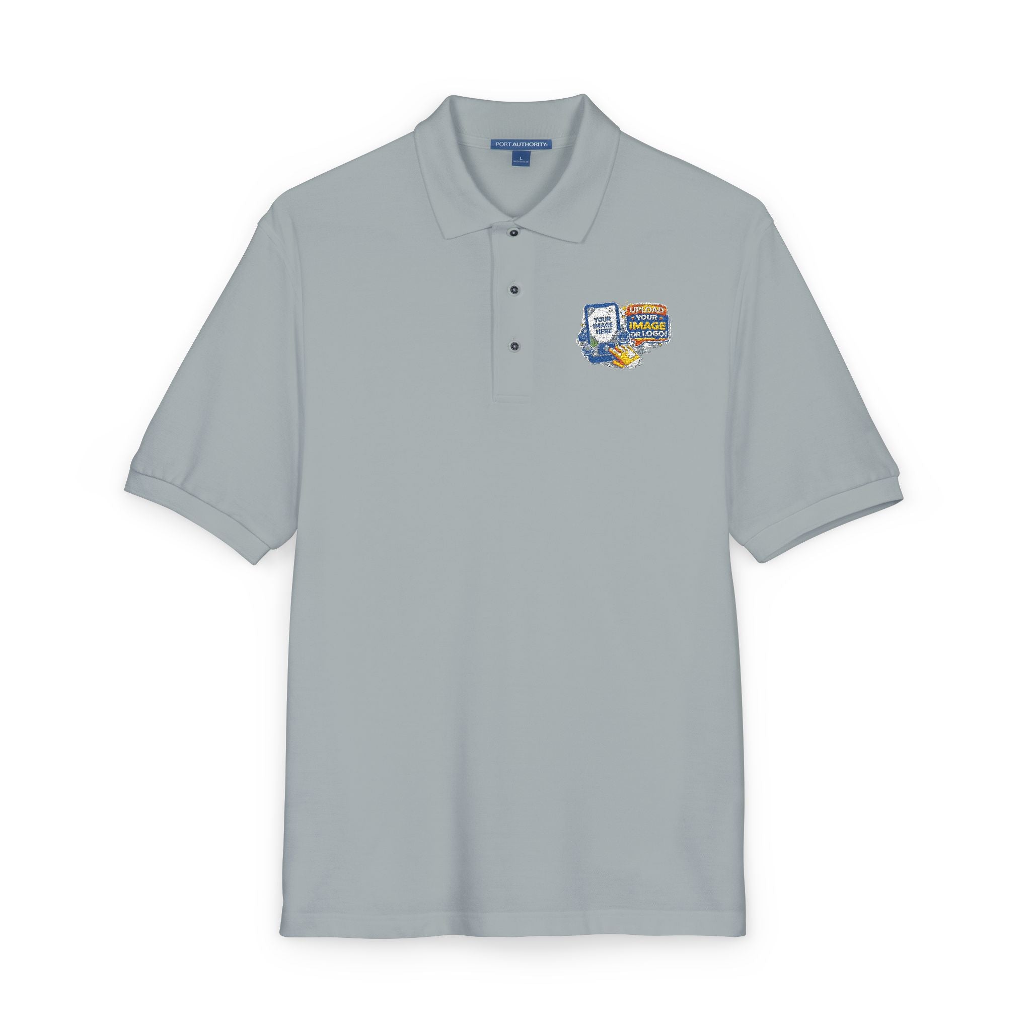 Custom Embroidered Polo-Upload your own Logo/Image