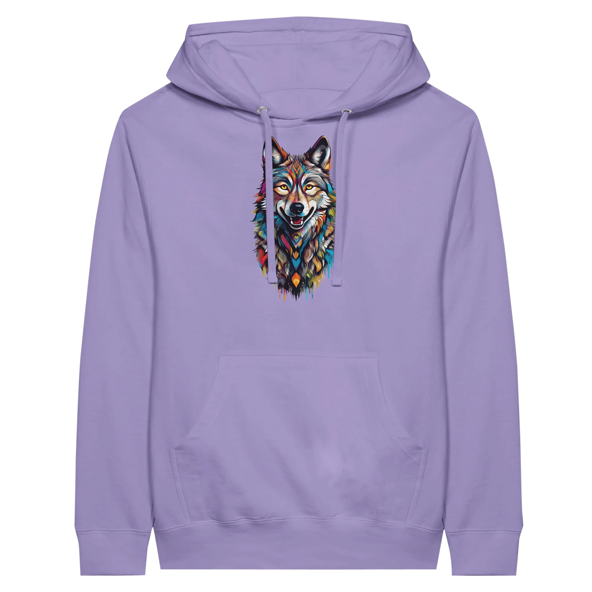 Cosmic Wolf Graphic Hoodie