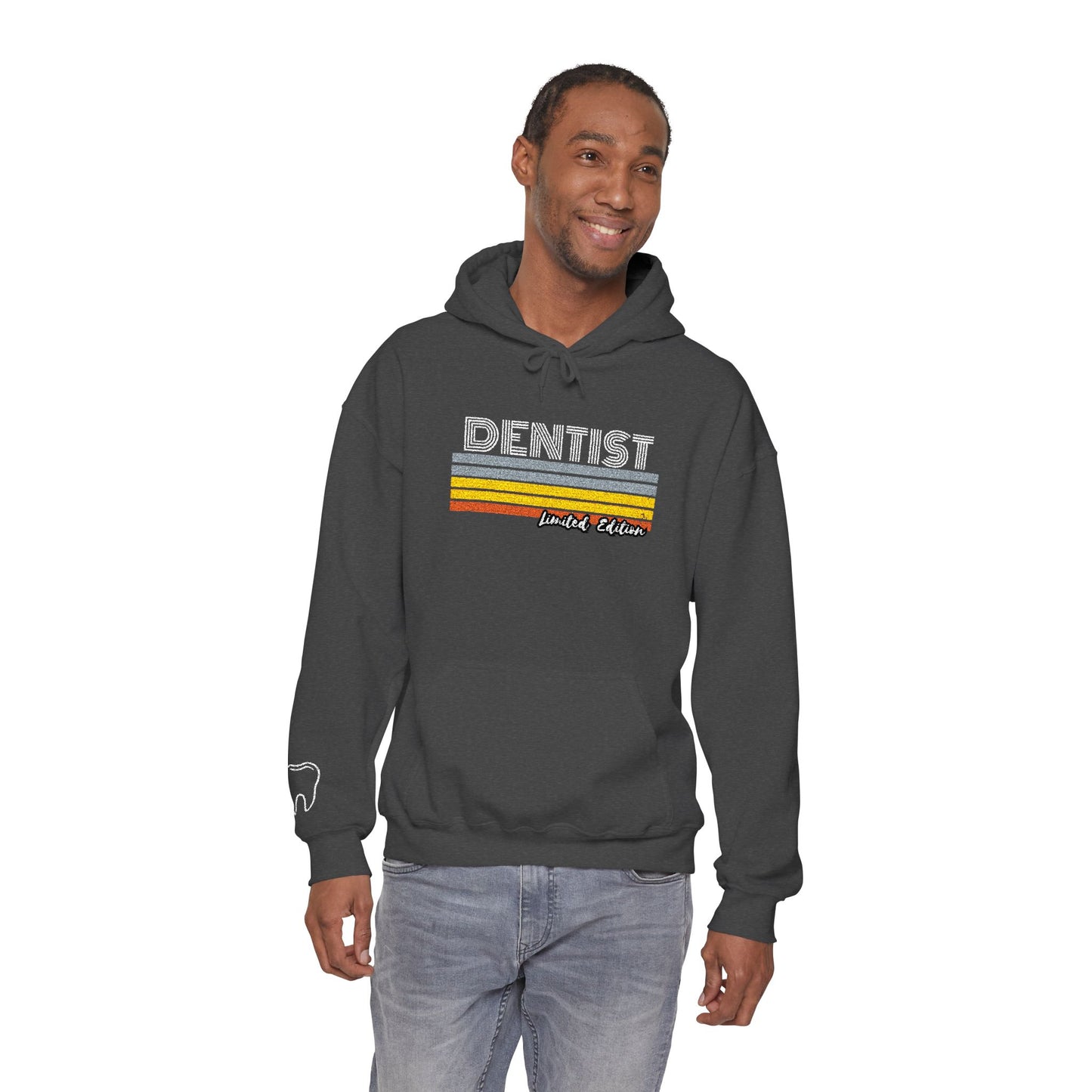 Embroidered Retro Dentist Hoodie | Dental Apparel
