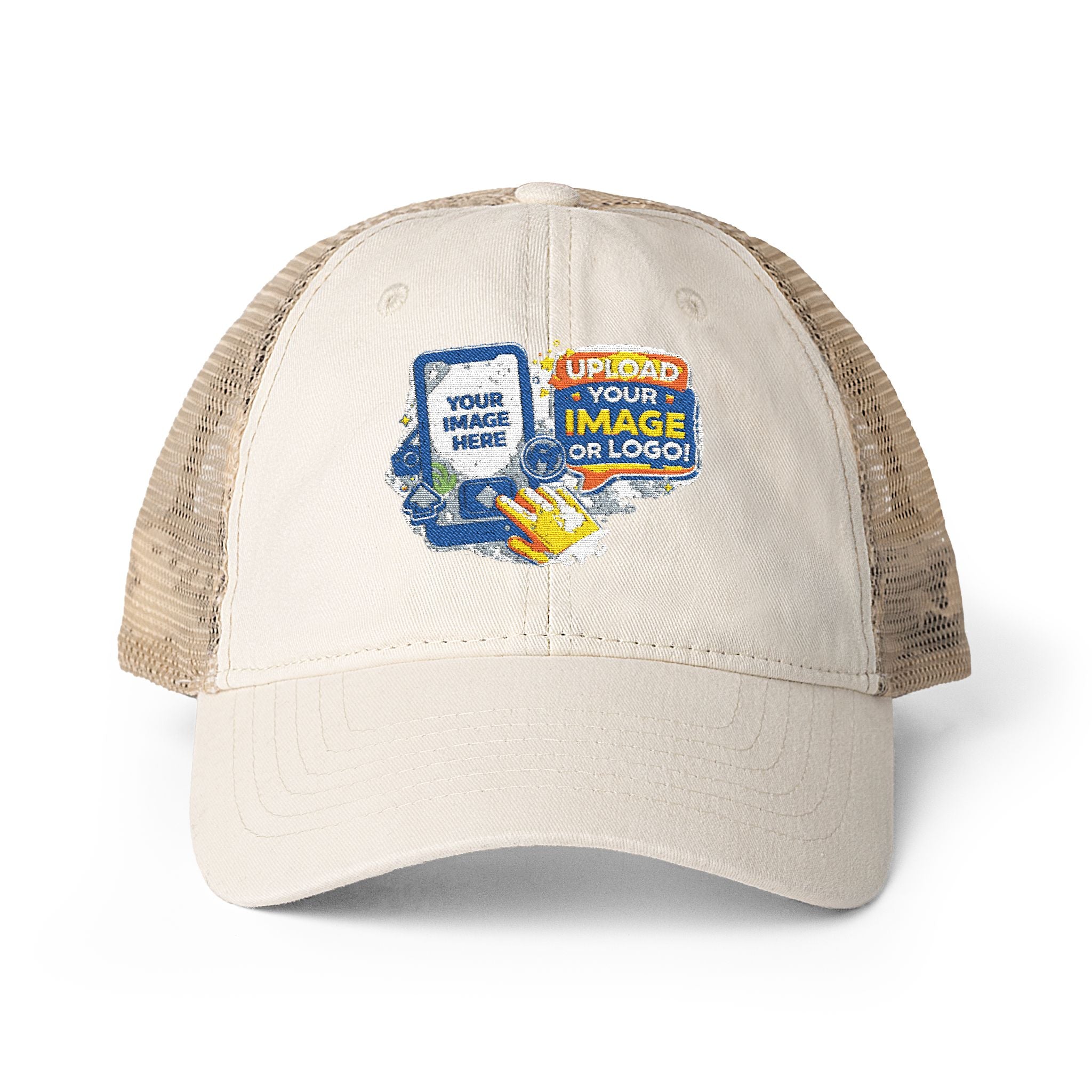 Custom Logo Embroidered Womens Mesh Hat | Ponytail Fit
