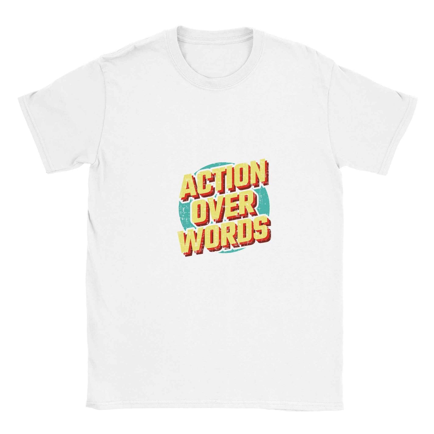 Action Over Words Graphic Tee – Premium Comfort & Bold Style for Everyday Wear