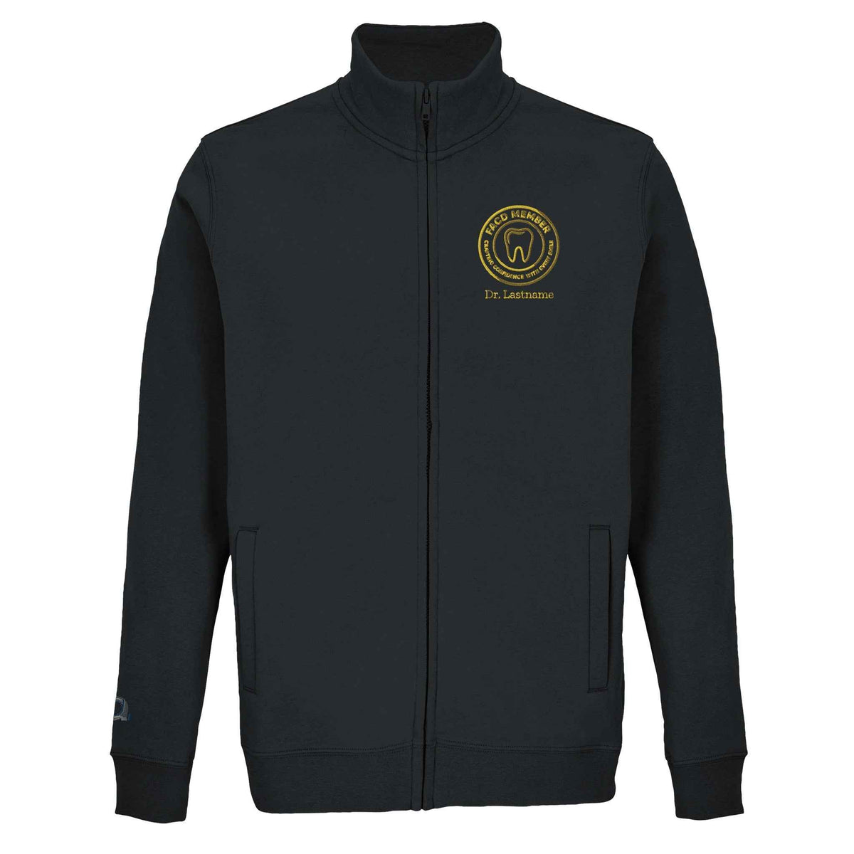 FACD Embroidered Full Zip Sweatshirt with Custom Name