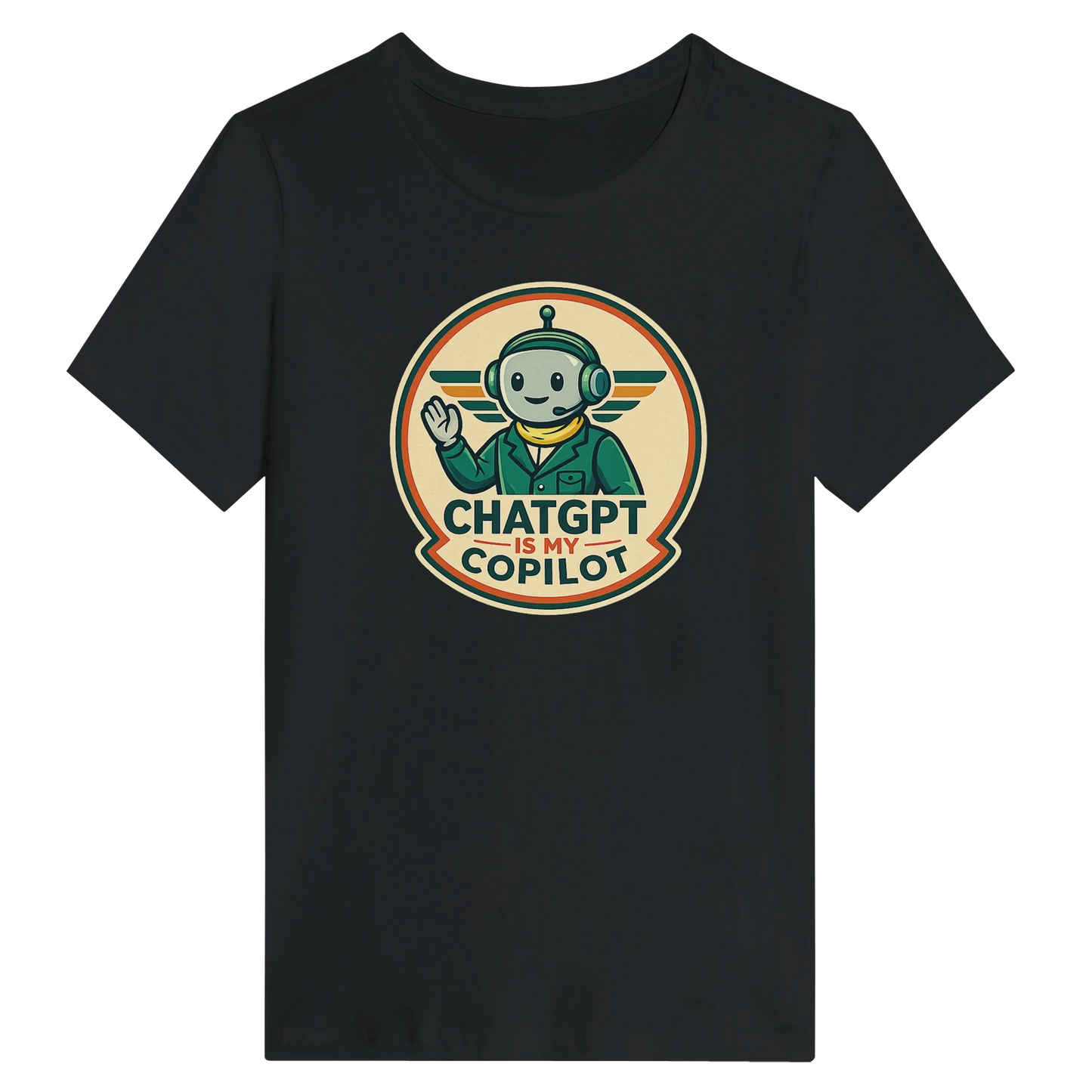 Women’s AI Co-Pilot Retro Tech T-Shirt
