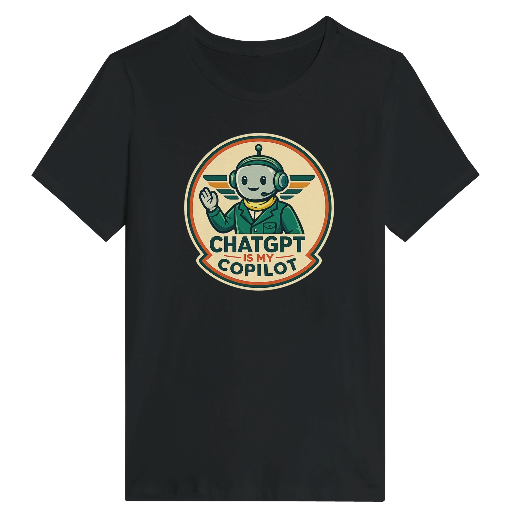 Women’s AI Co-Pilot Retro Tech T-Shirt