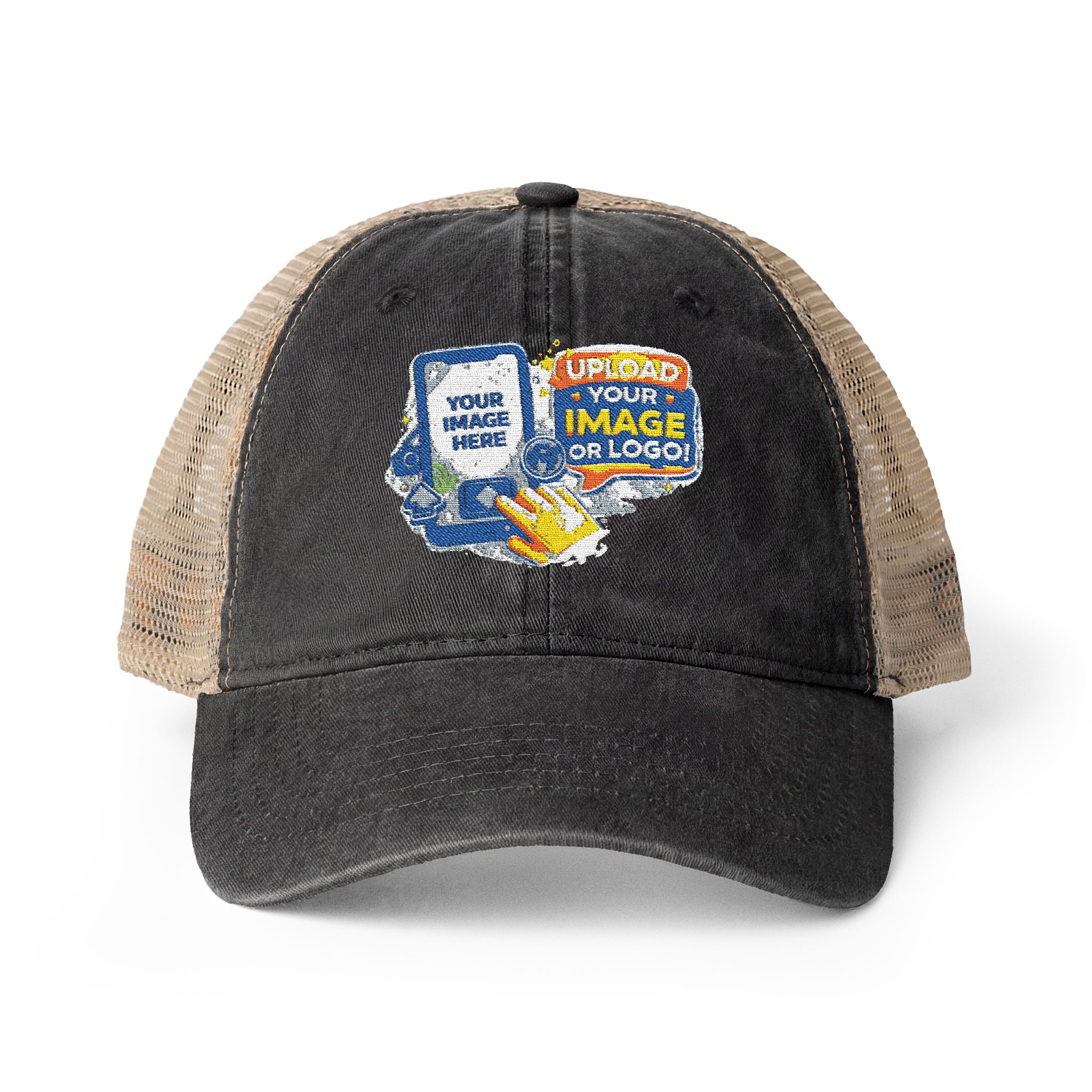 Custom Logo Embroidered Womens Mesh Hat | Ponytail Fit