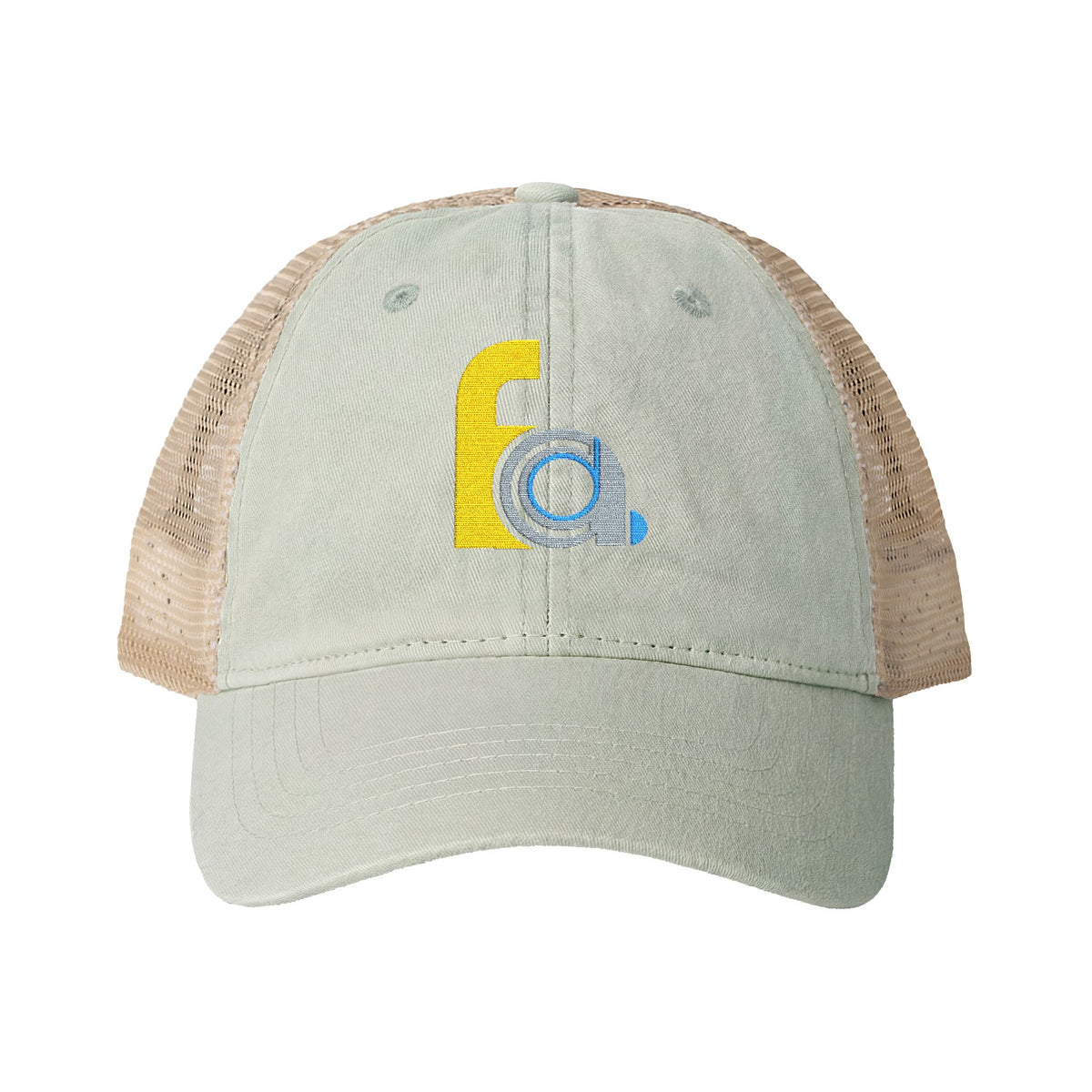 FACD Logo Women’s Embroidered Mesh Hat | Ponytail Cap