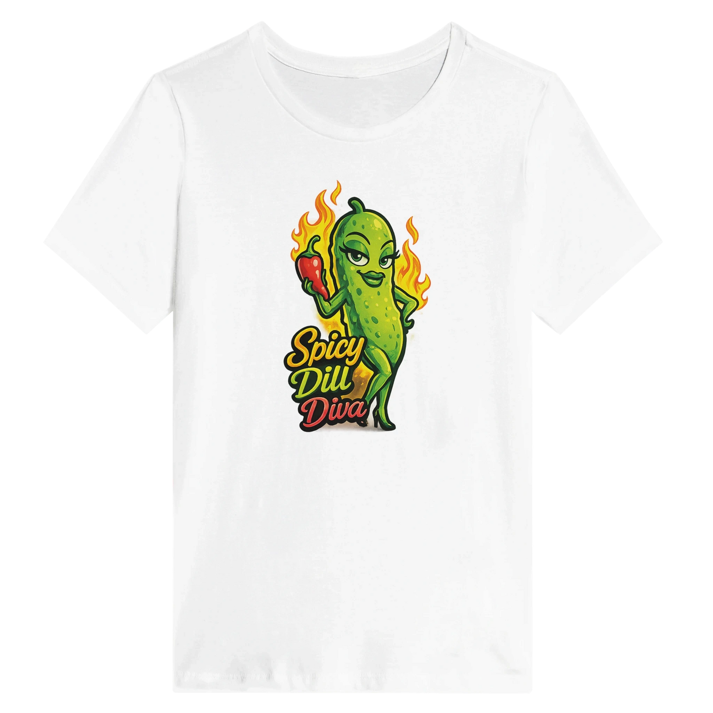 Women’s Spicy Dill Diva Pickle T-Shirt