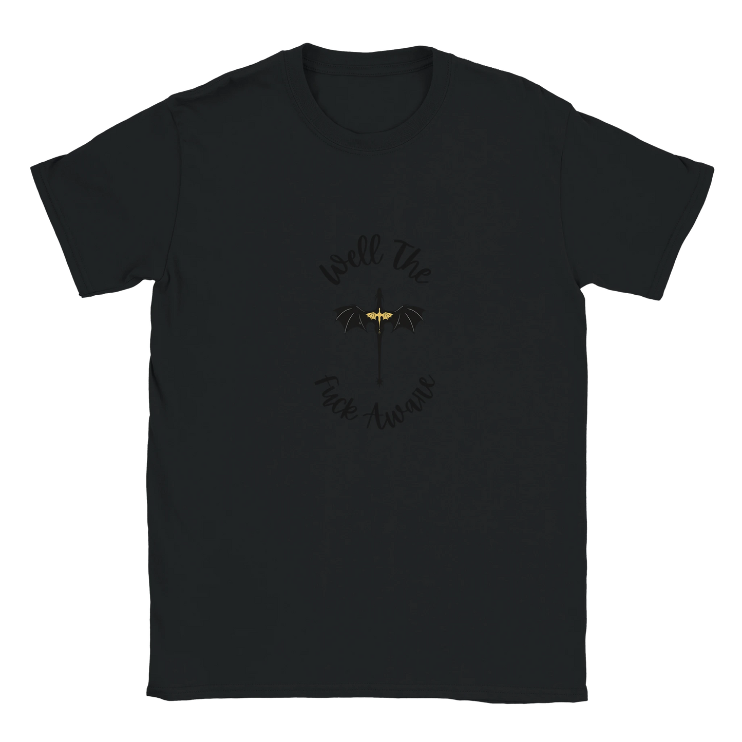 Forth Wing Dragon T-Shirt – “Well The Fuck Aware” Fantasy Tee - F4 Custom Prints