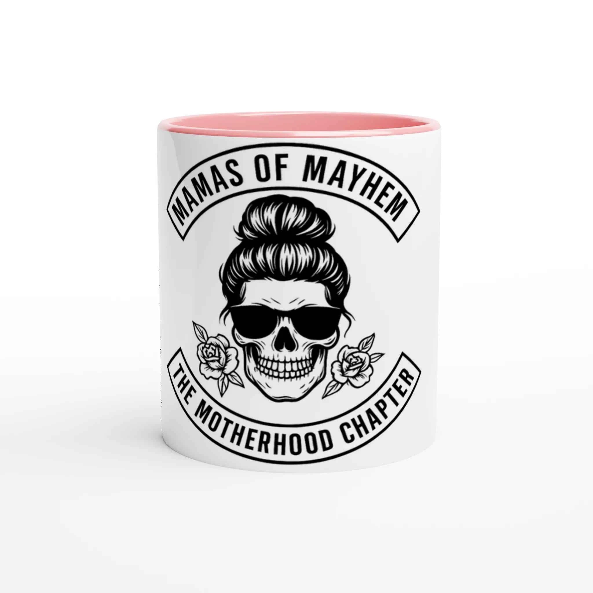 Mamas of Mayhem MC 11oz Coffee Mug with Color Inside