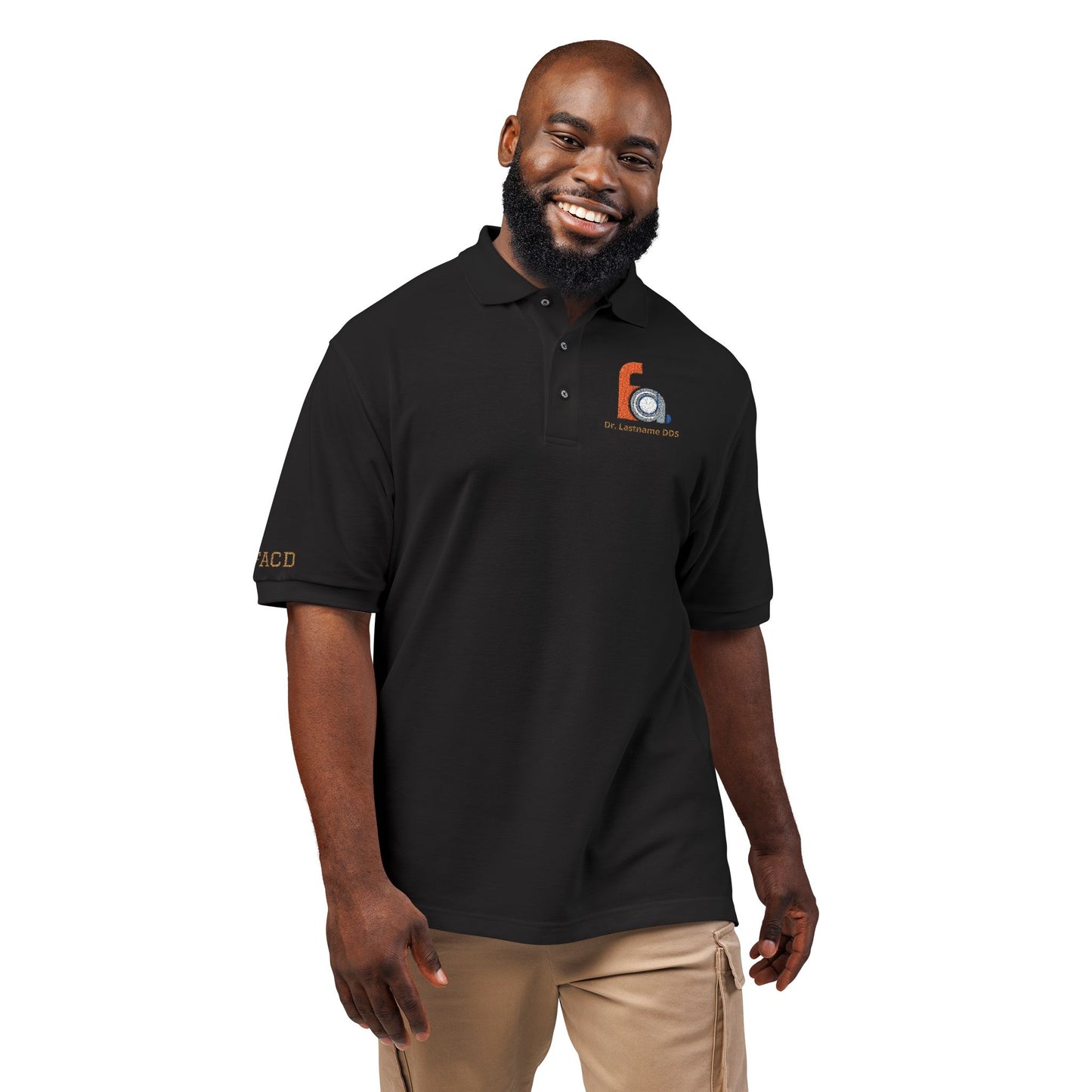 FACD Personalized Embroidered Polo | Custom Name Logo Shirt