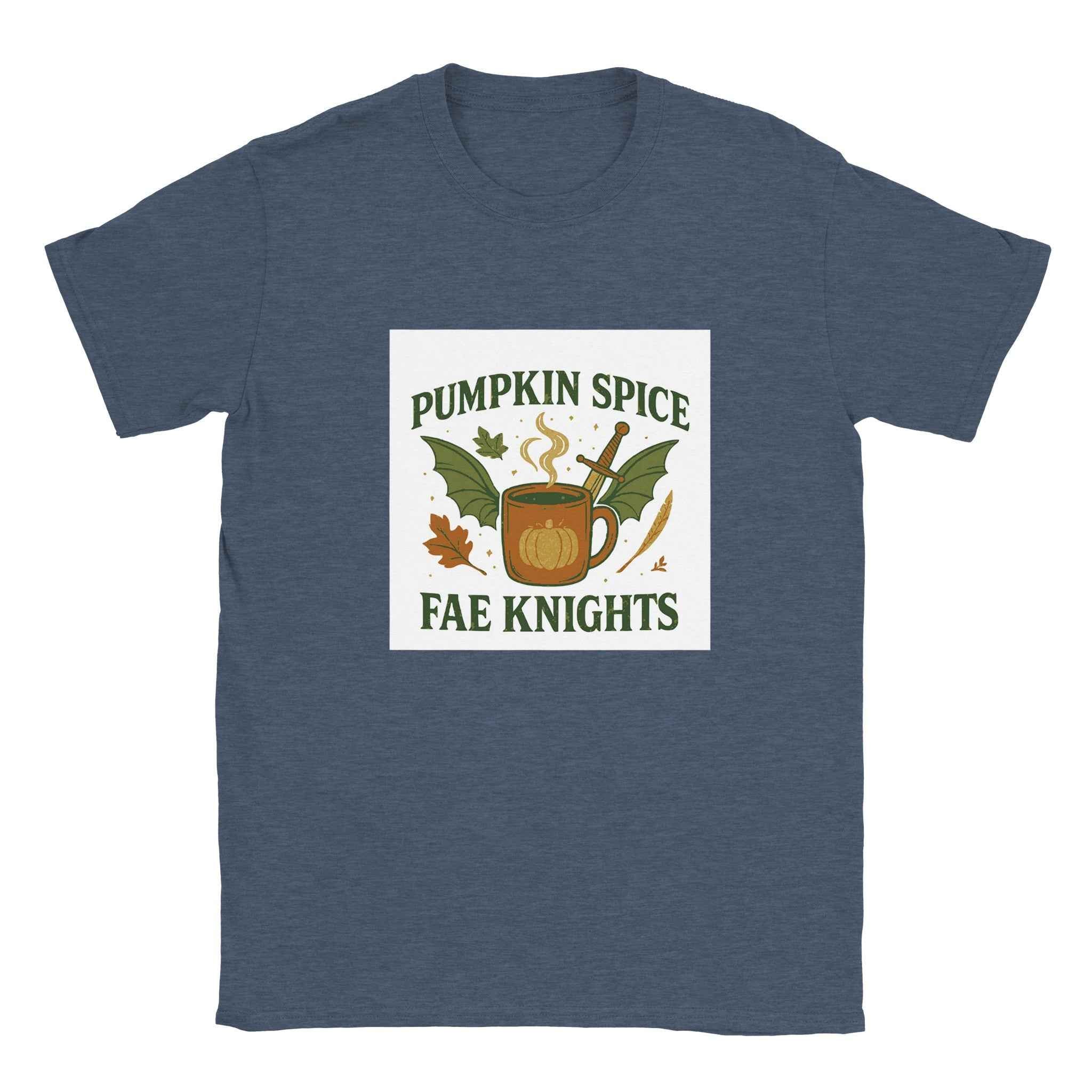 Pumpkin Spice Fae Knights T-Shirt – Fantasy Fall Bookish Tee