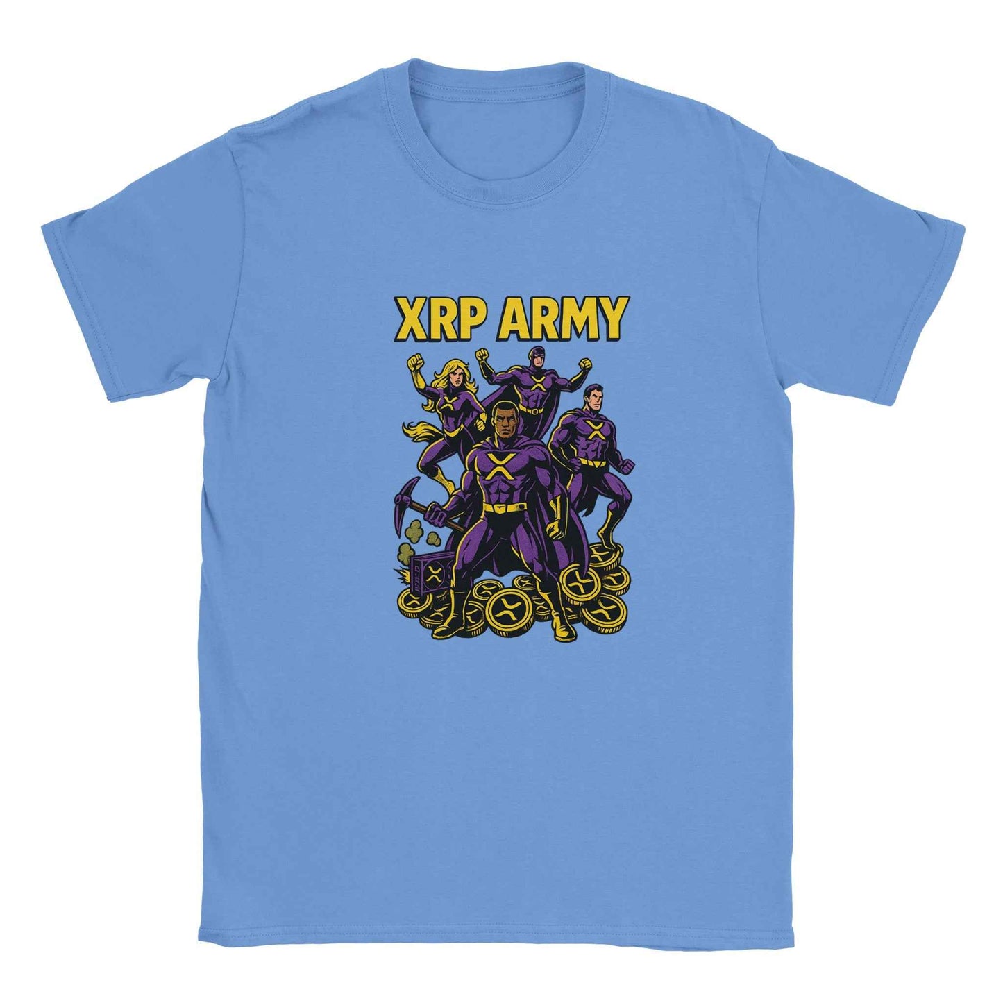 XRP Army T-Shirt – Superheroes of Crypto Graphic Tee