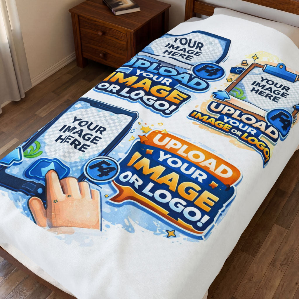 Custom Image Velveteen Plush Blanket