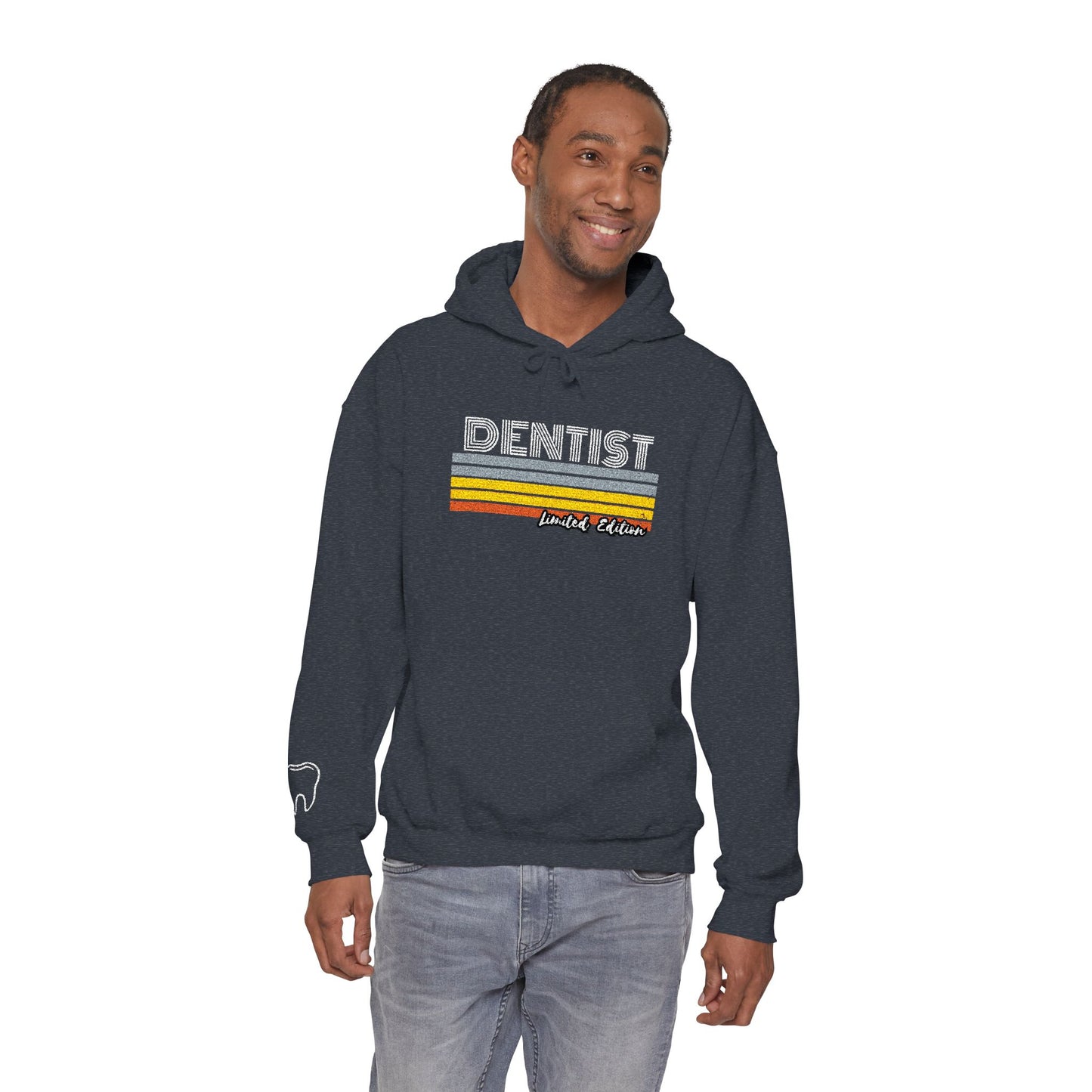 Embroidered Retro Dentist Hoodie | Dental Apparel
