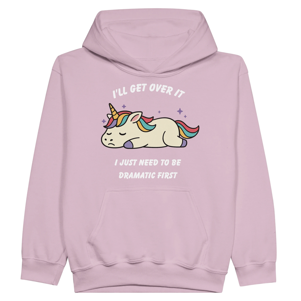 Kids Dramatic Unicorn Hoodie