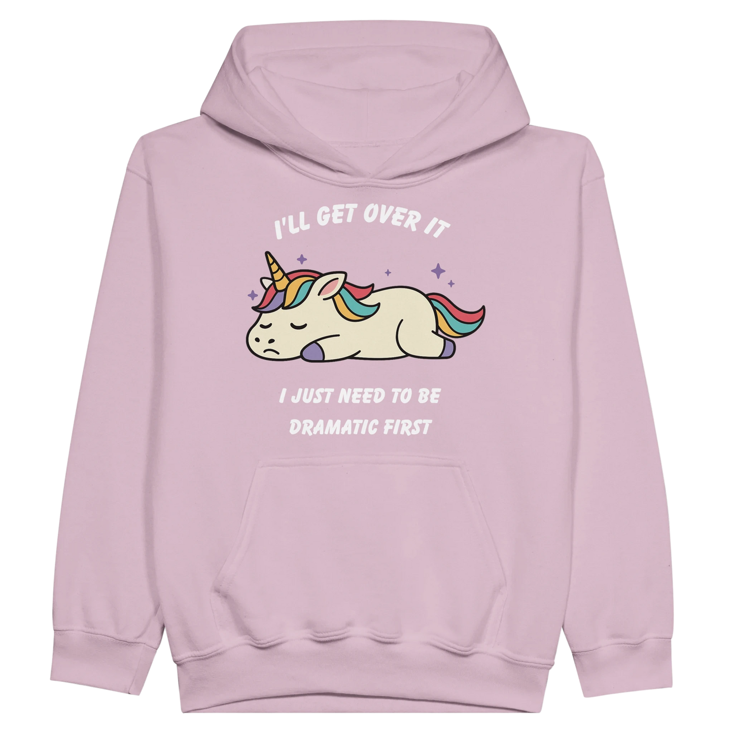 Kids Dramatic Unicorn Hoodie