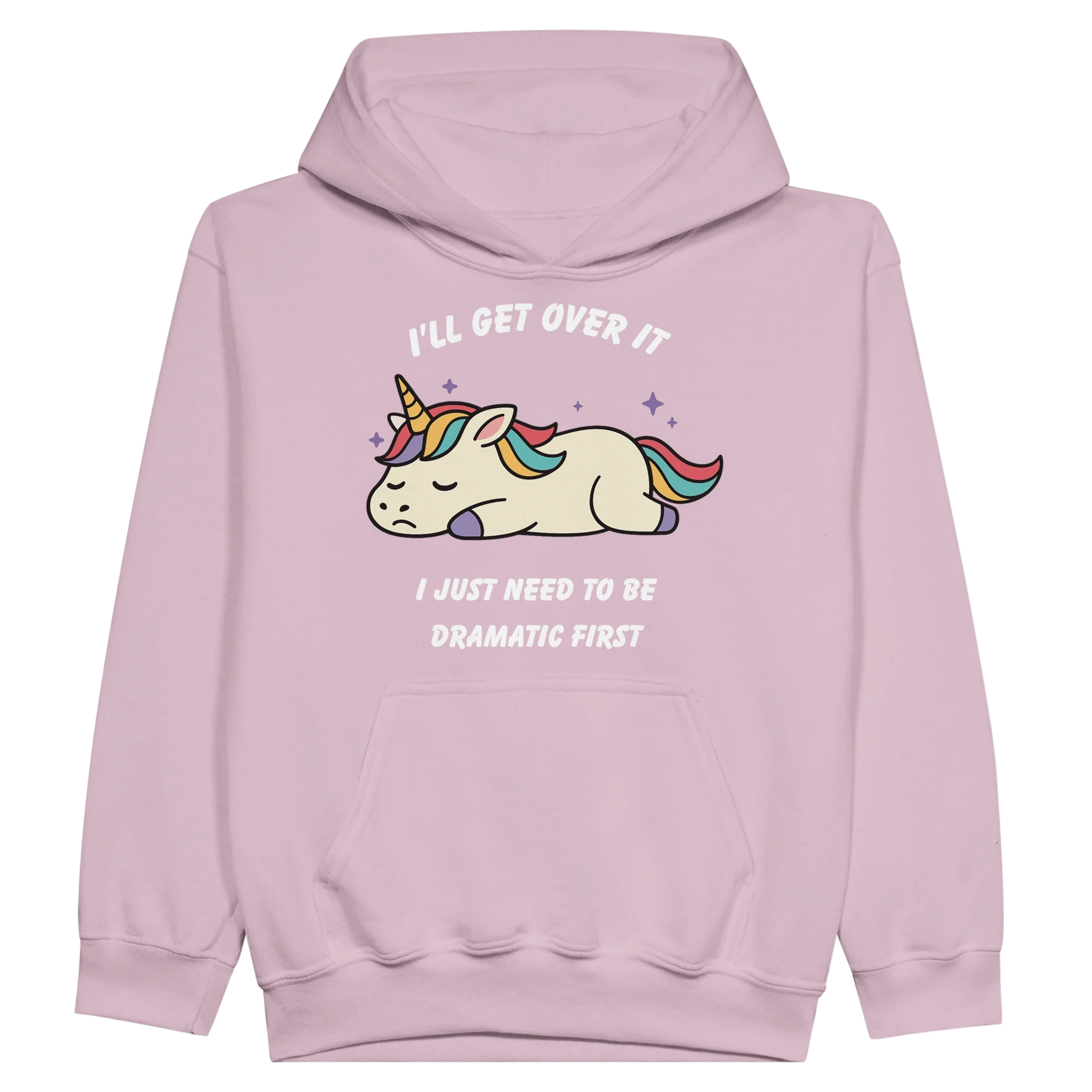 Kids Dramatic Unicorn Hoodie