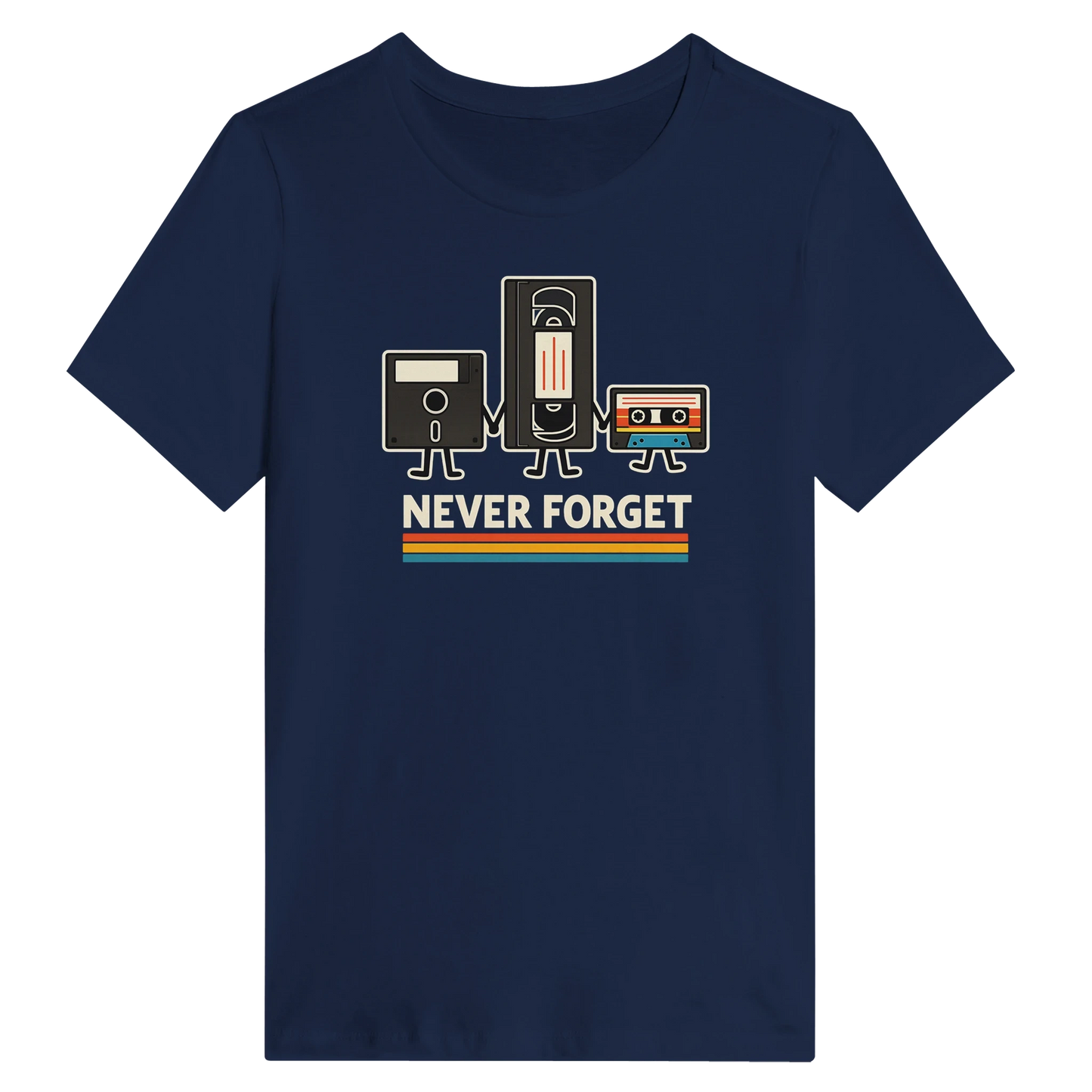 Women’s Retro Tech Squad Never Forget T-Shirt