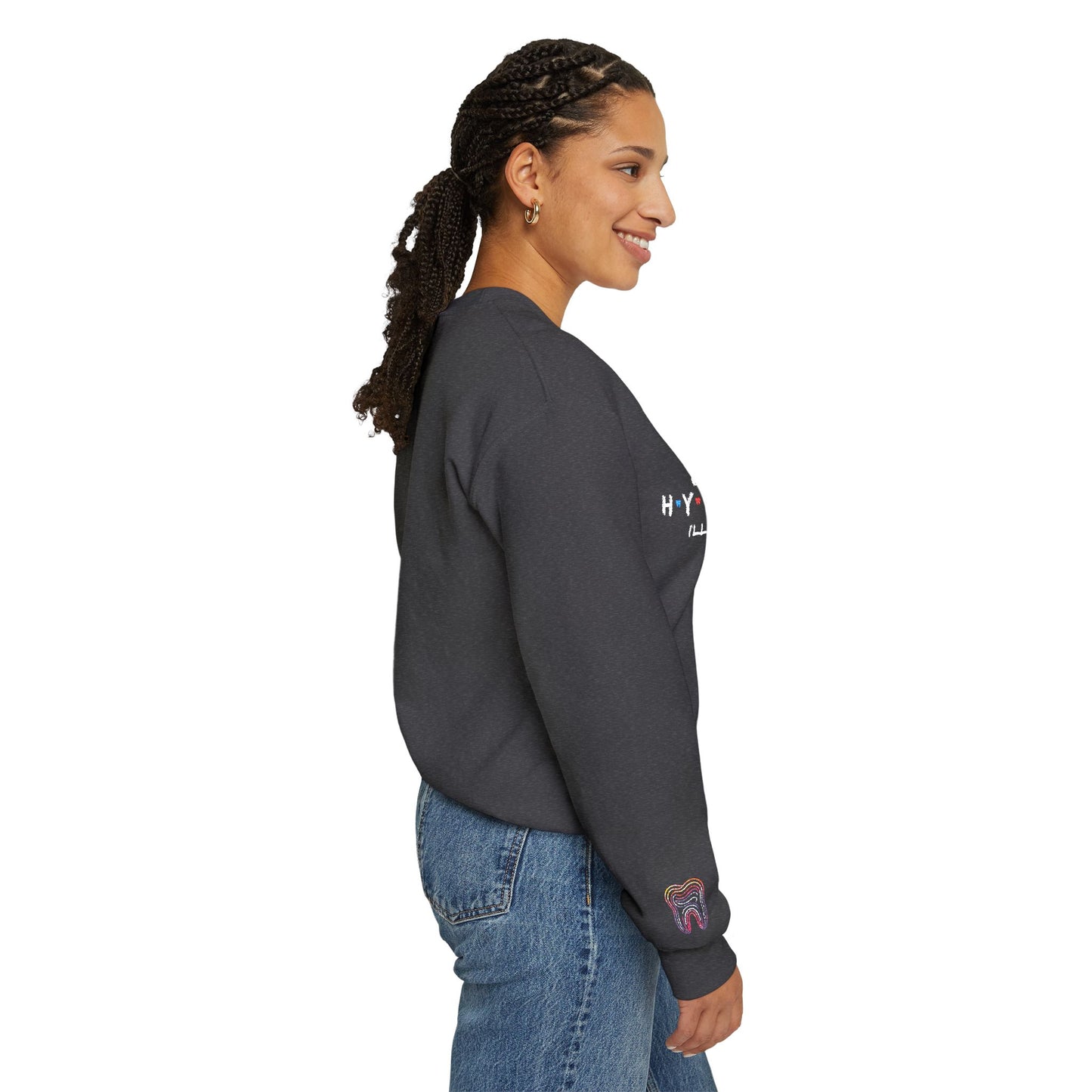 Dental Hygienist Crewneck Sweatshirt — Cute Colorful Dental Team Gift