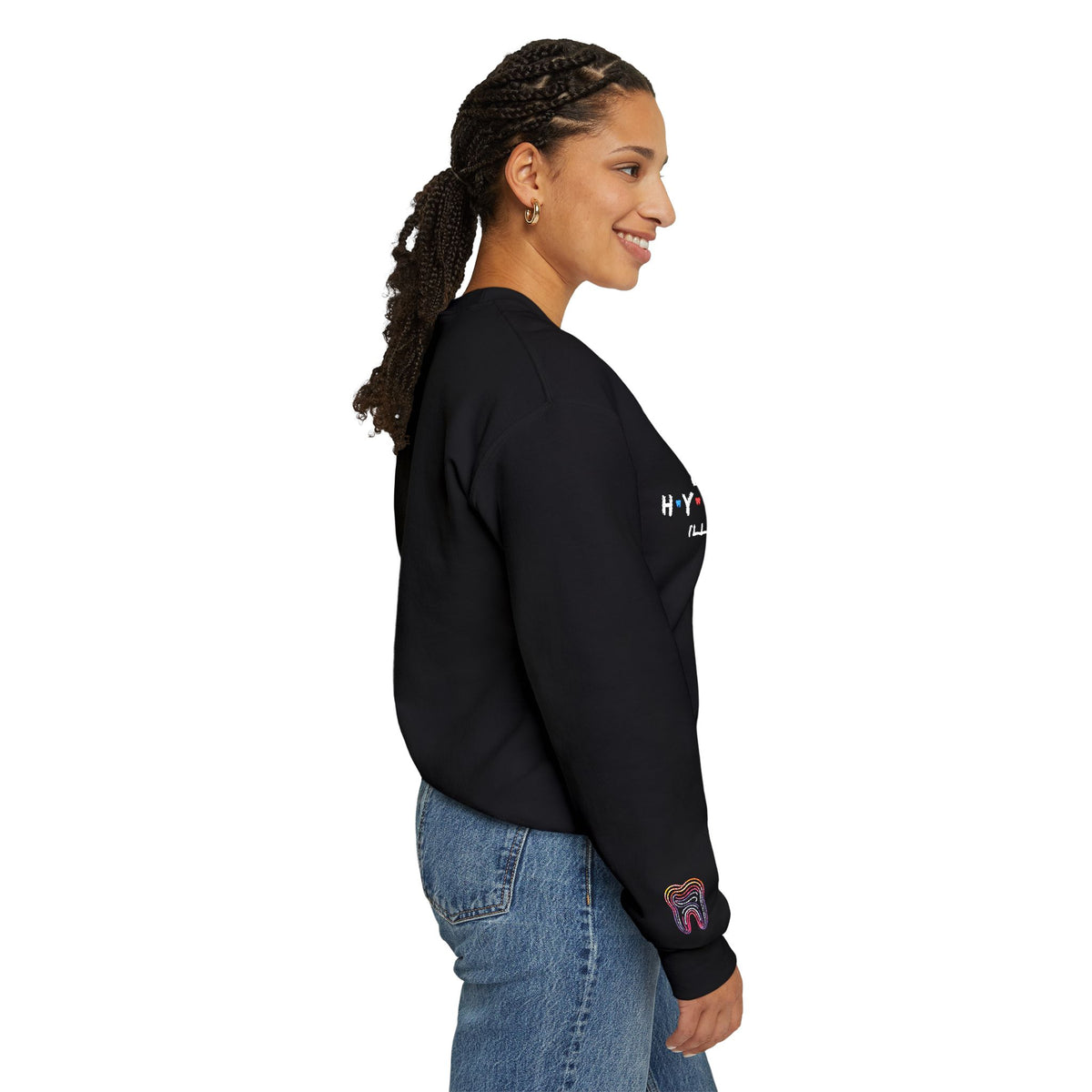 Dental Hygienist Crewneck Sweatshirt — Cute Colorful Dental Team Gift