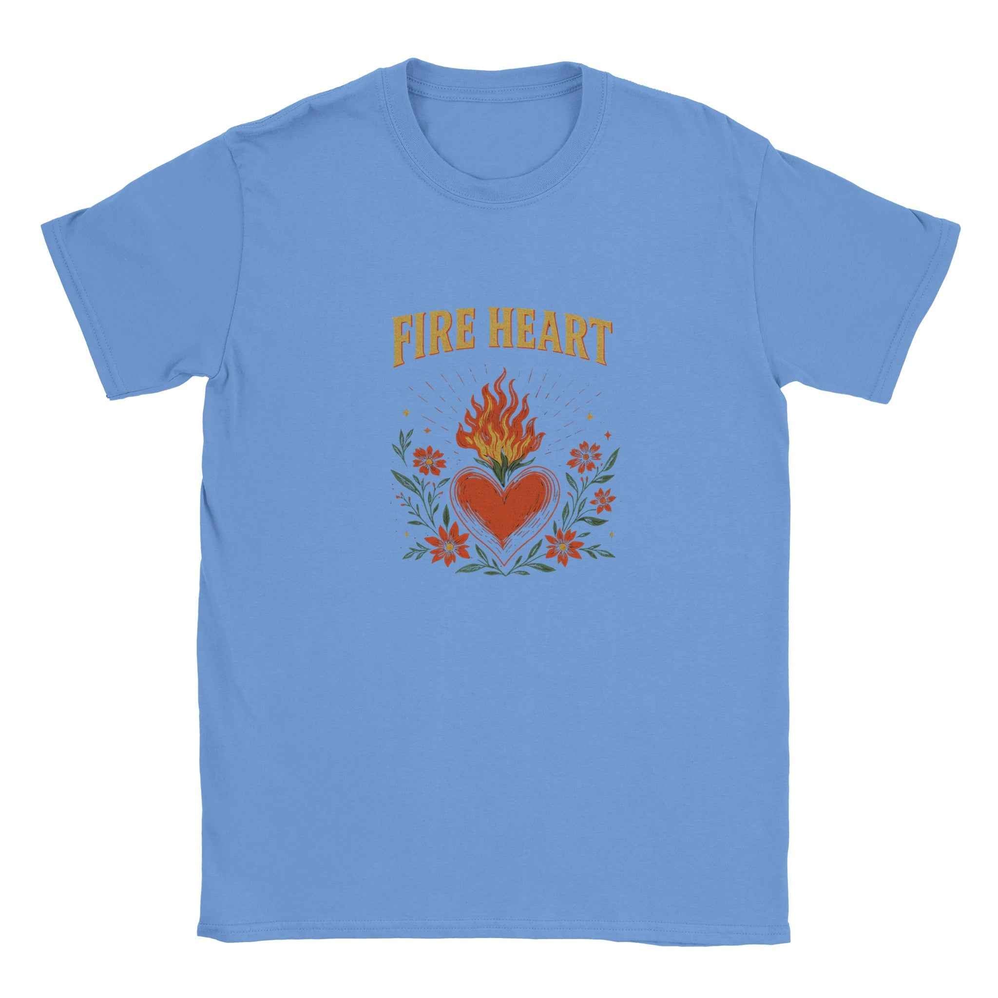 Fire Heart T-Shirt – Fantasy Romance Bookish Tee Inspired by TOG