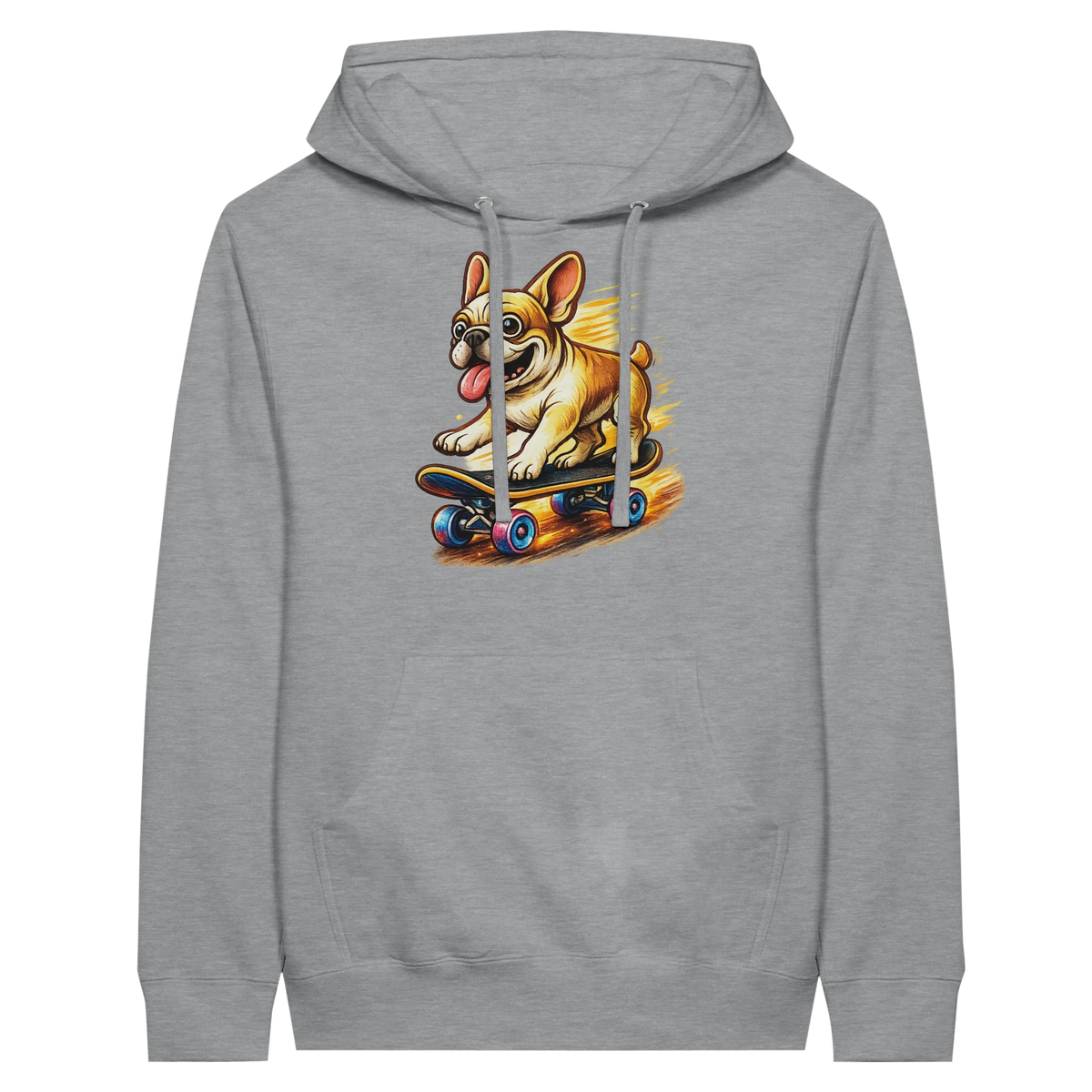 Skater Frenchie Hoodie