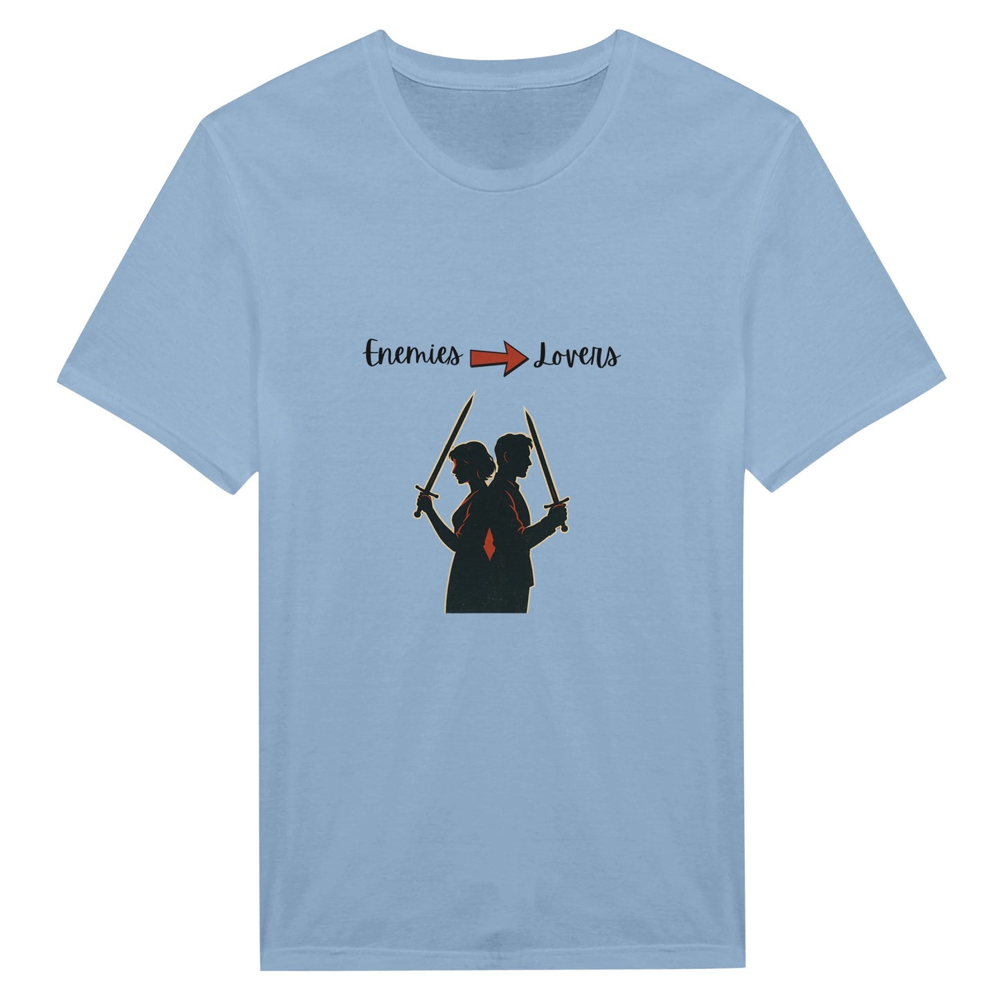 Enemies to Lovers Shirt – Warrior Couple Retro Grunge Tee - F4 Custom Prints