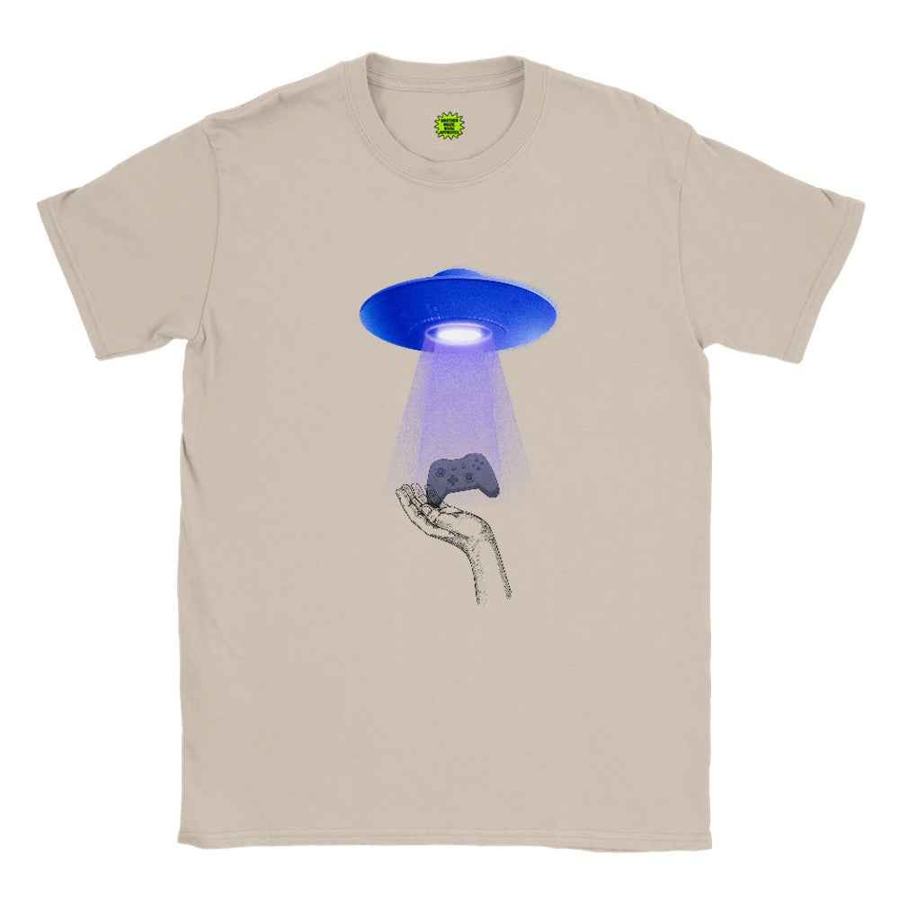 UFO Gamer T-Shirt – Abducted by Gaming Tee (Sibling Rivalrze Collection) - F4 Custom Prints