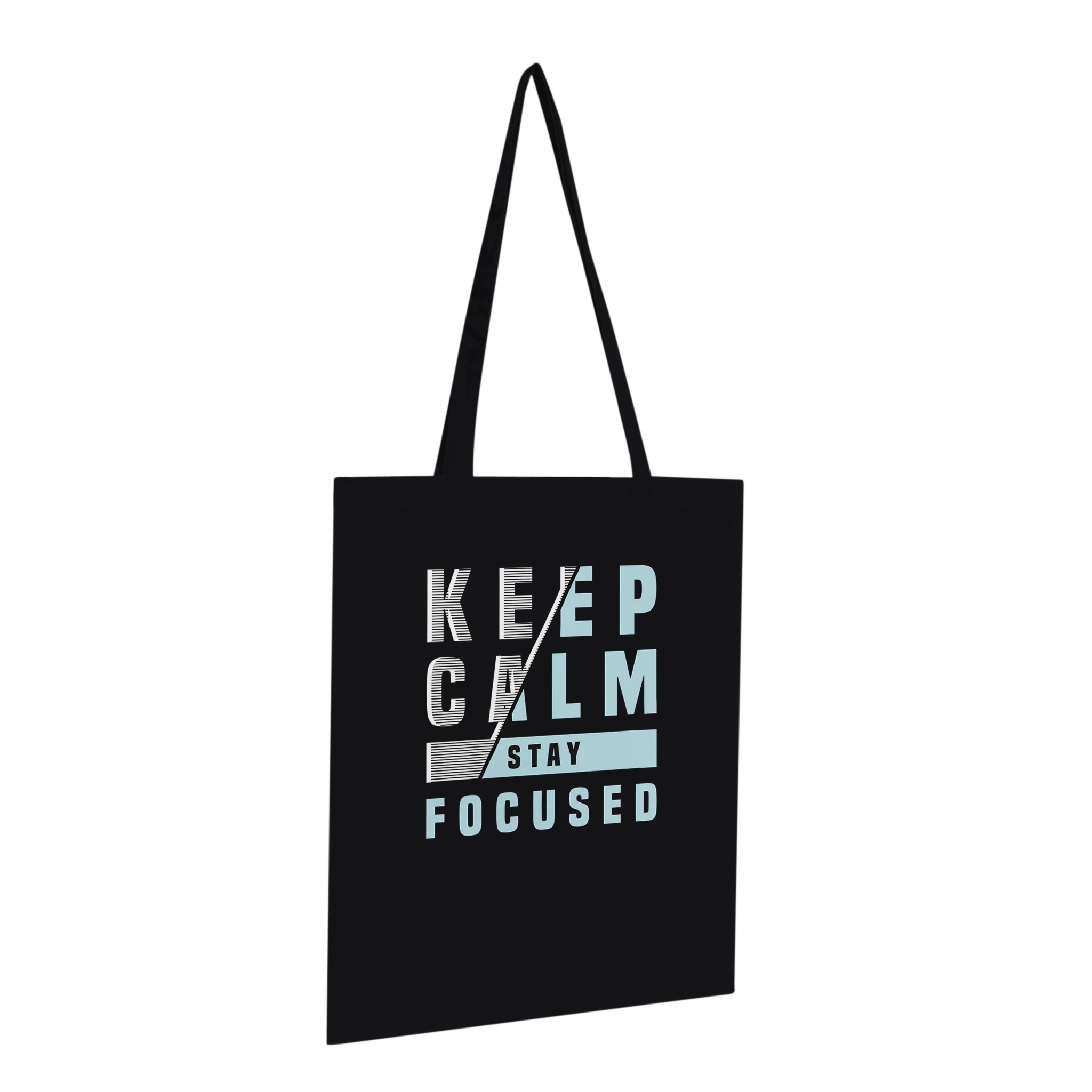 Keep Calm Stay Focused Tote Bag