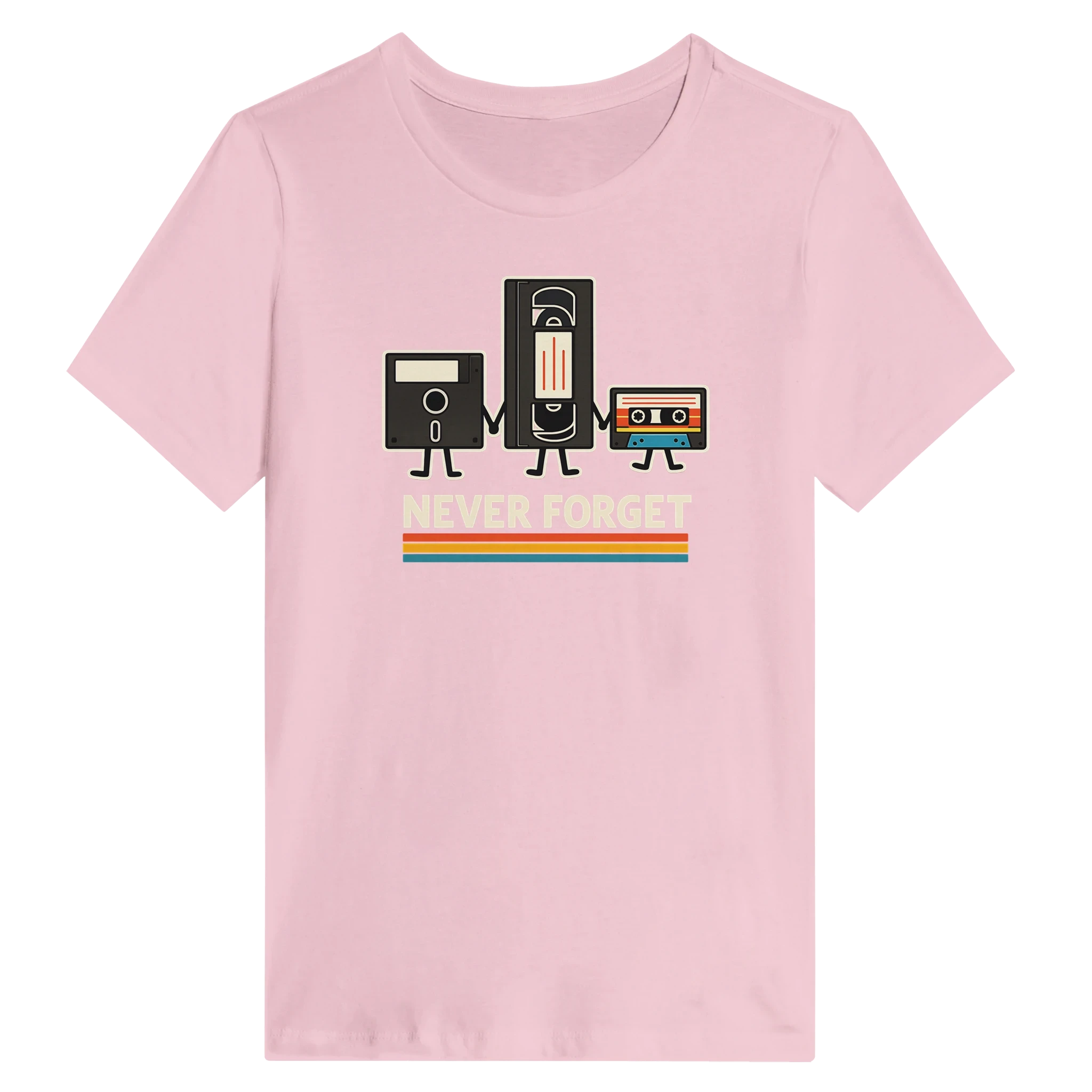 Women’s Retro Tech Squad Never Forget T-Shirt