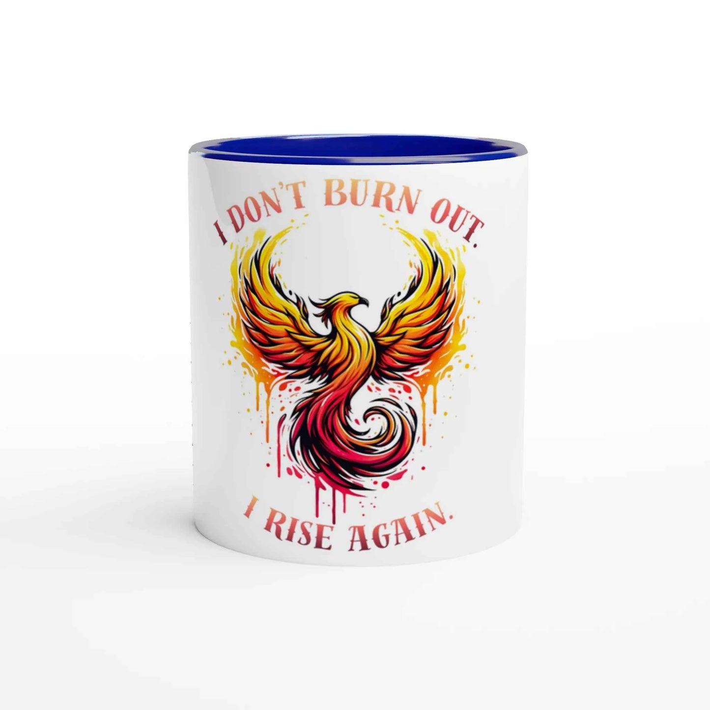 Rise Again Phoenix 11oz Coffee Mug with Color Inside