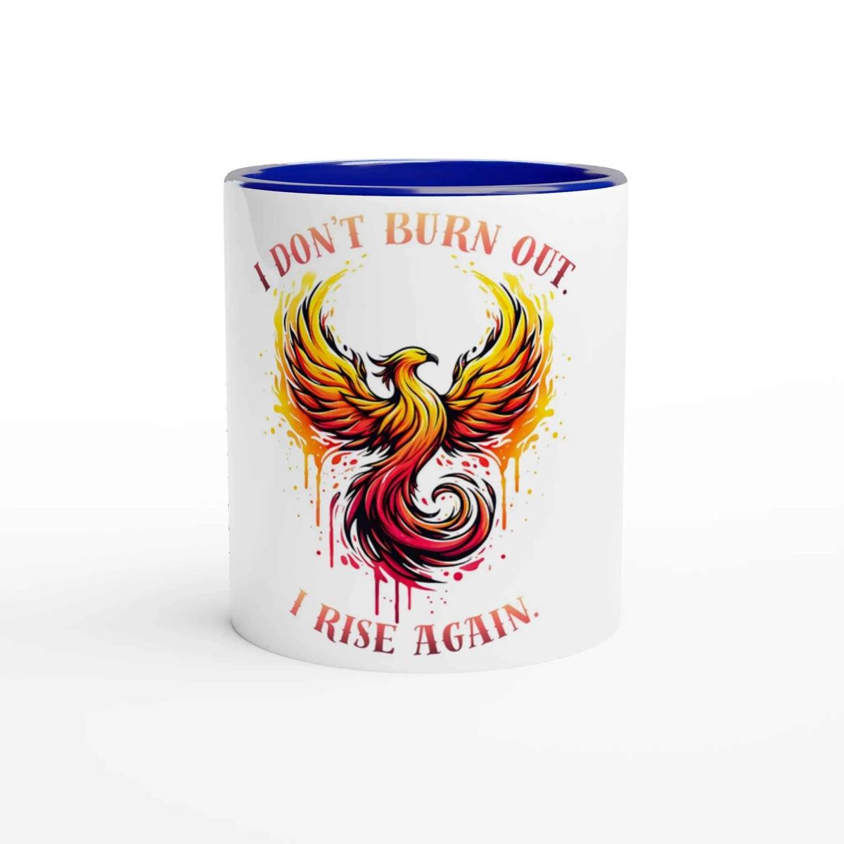 Rise Again Phoenix 11oz Coffee Mug with Color Inside