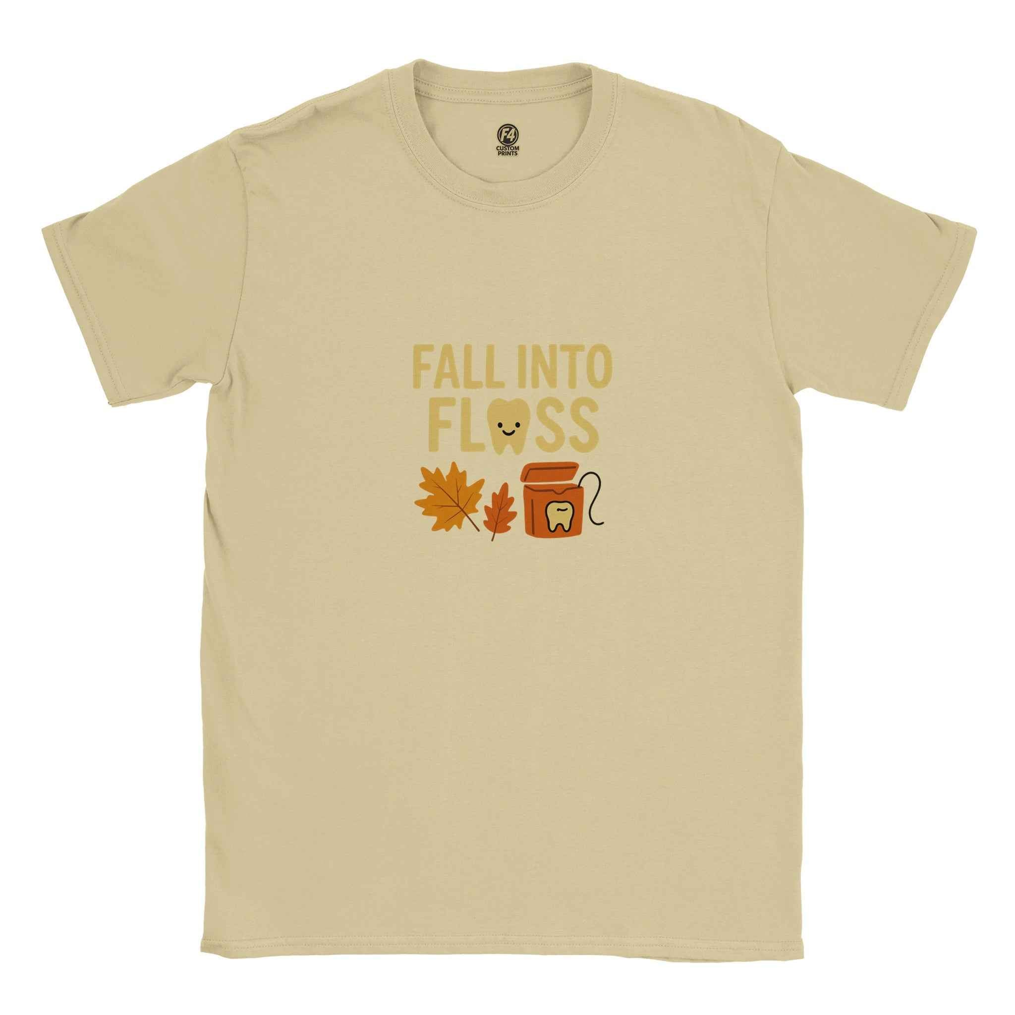 Fall Into Floss Dental Hygienist Shirt – Cute Autumn Tooth Humor Tee