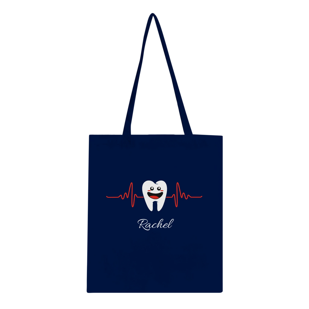 Dental Tooth Flag Personalized Tote Bag