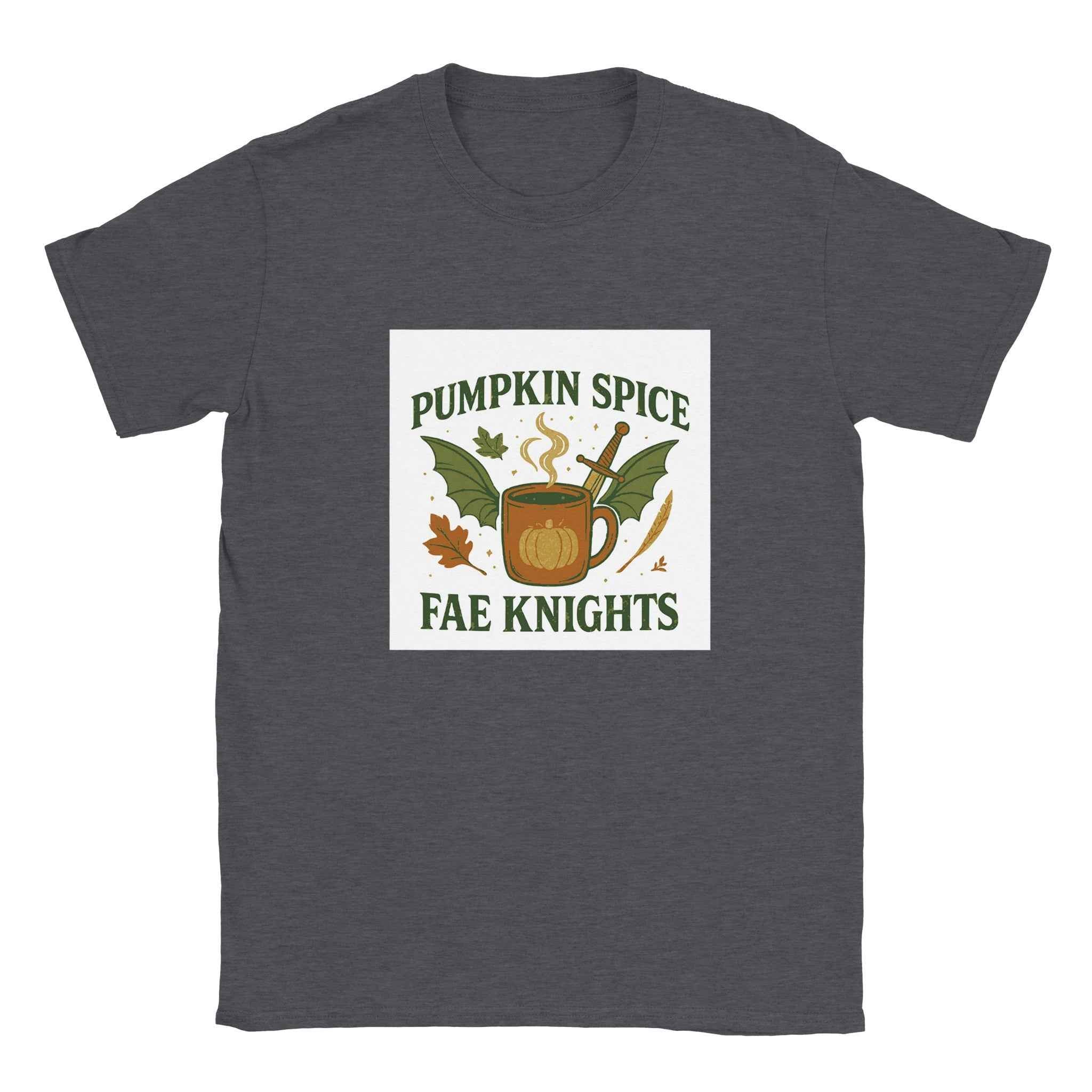 Pumpkin Spice Fae Knights T-Shirt – Fantasy Fall Bookish Tee