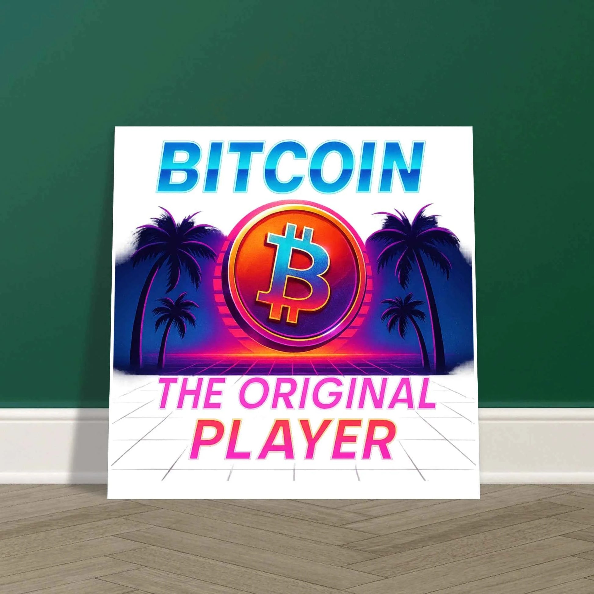 Bitcoin Original Player Fine Art Poster