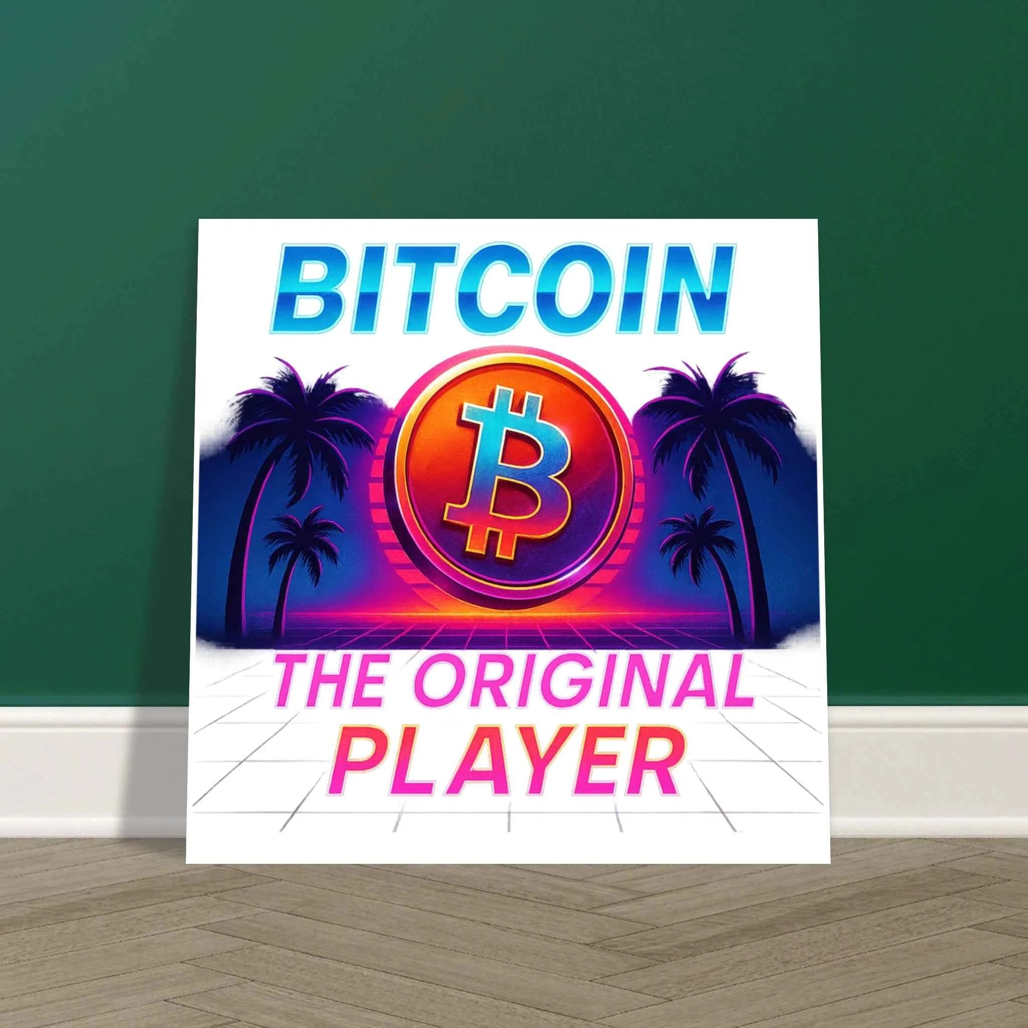 Bitcoin Original Player Fine Art Poster