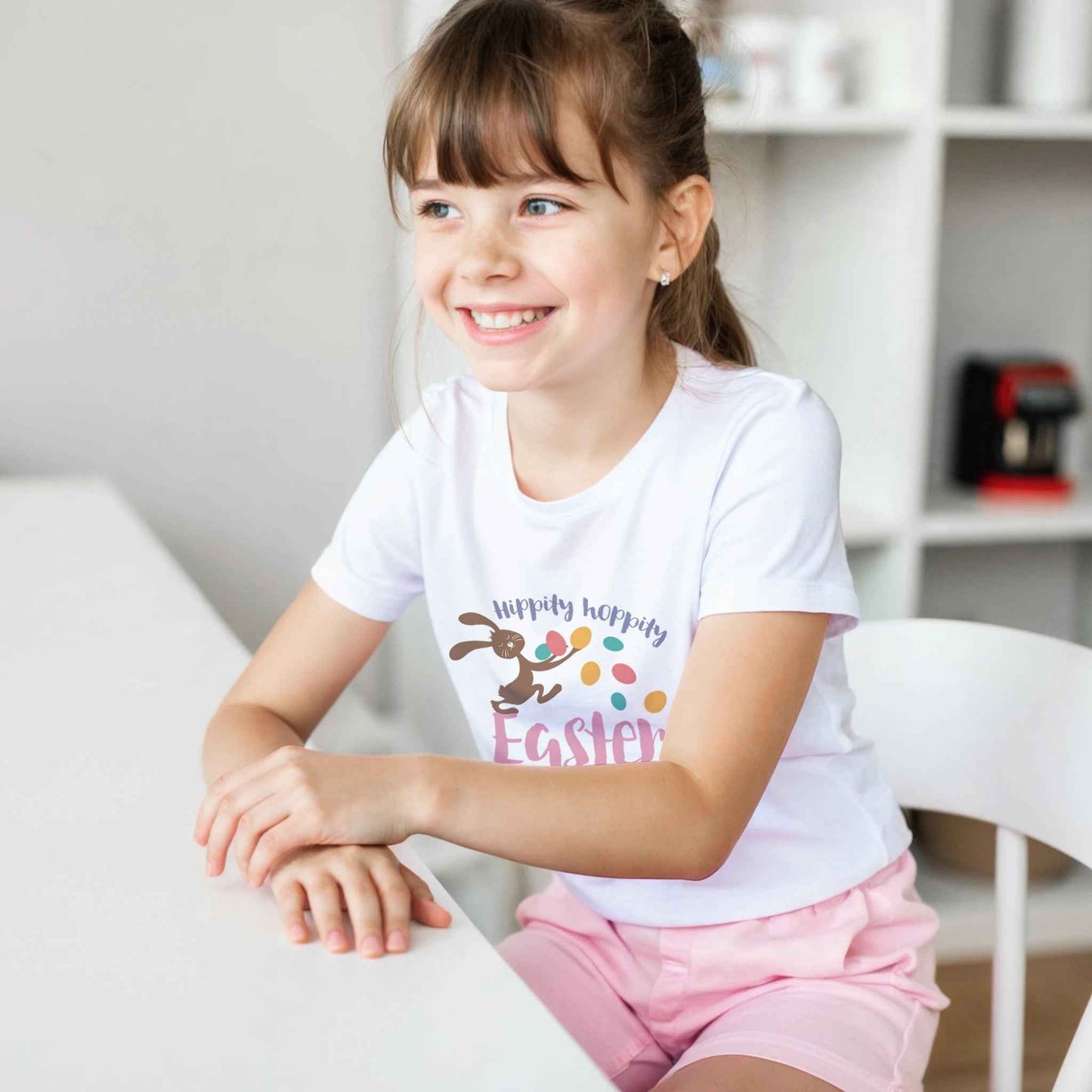 Easter Bunny Kids T-Shirt – Hippity Hoppity Fun in Your Choice of Colors and Sizes