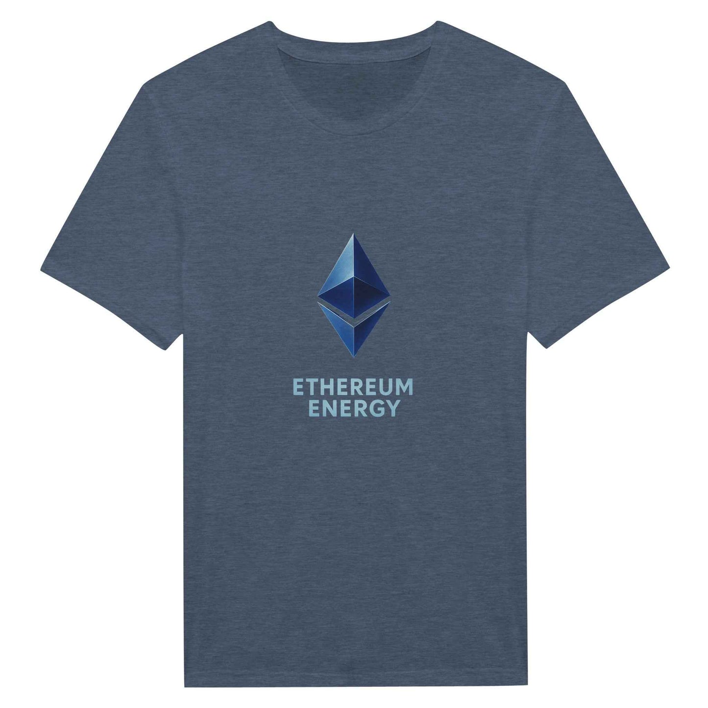 Ethereum Energy T-Shirt – Sleek Blue Crypto Logo Graphic Tee in Multiple Hues