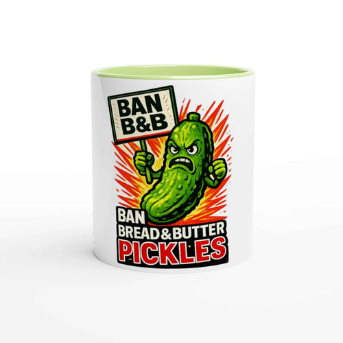 Ban B&B Pickle 11oz Coffee Mug with Color Inside