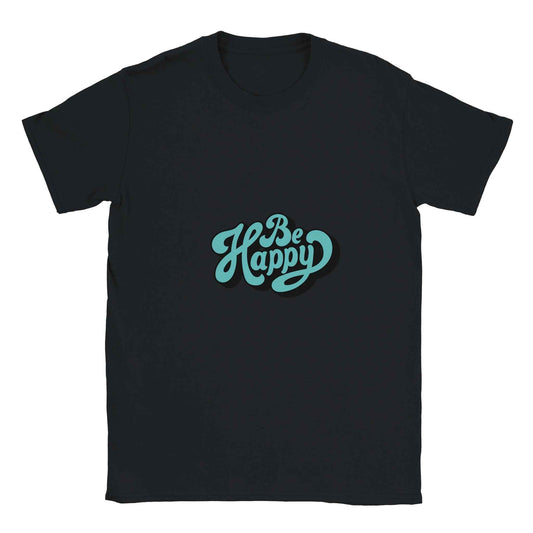 Be Happy Script Graphic Tee – Premium Comfort & Bold Style for Everyday Wear