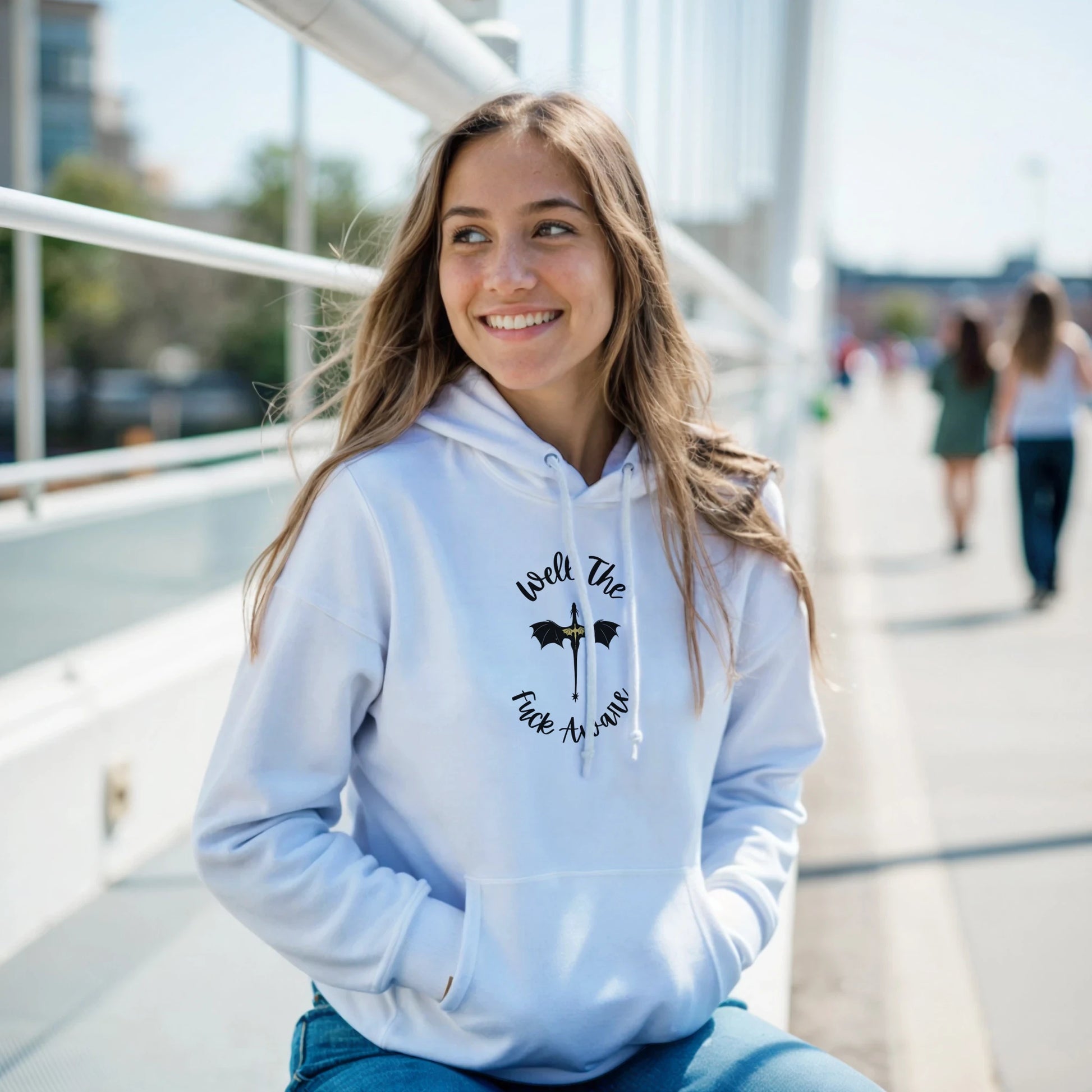 Well The Fuck Aware Hoodie – Bookish Forth Wing Hoodie - F4 Custom Prints