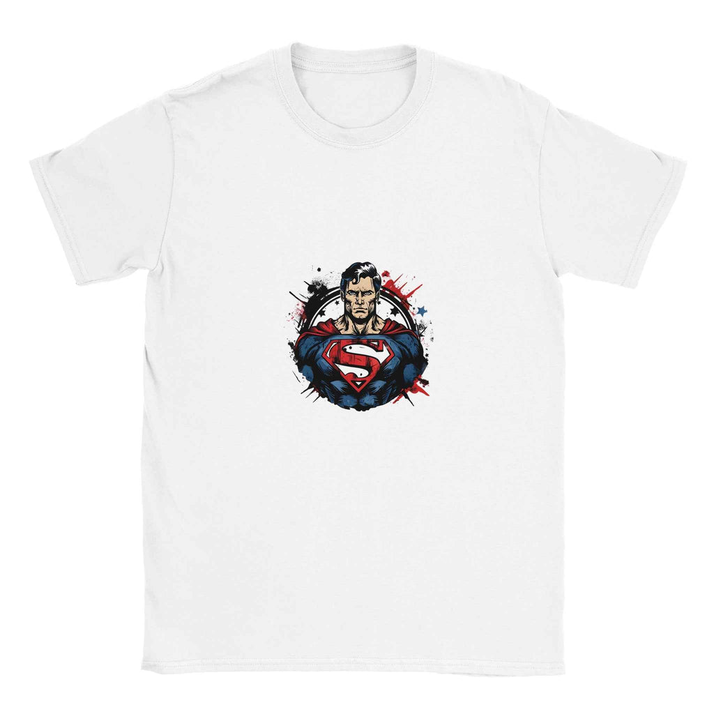 Man of Steel 'S' T-Shirt – Heroic Comic-Inspired Graphic Tee in Your Choice of 10 Dynamic Colors