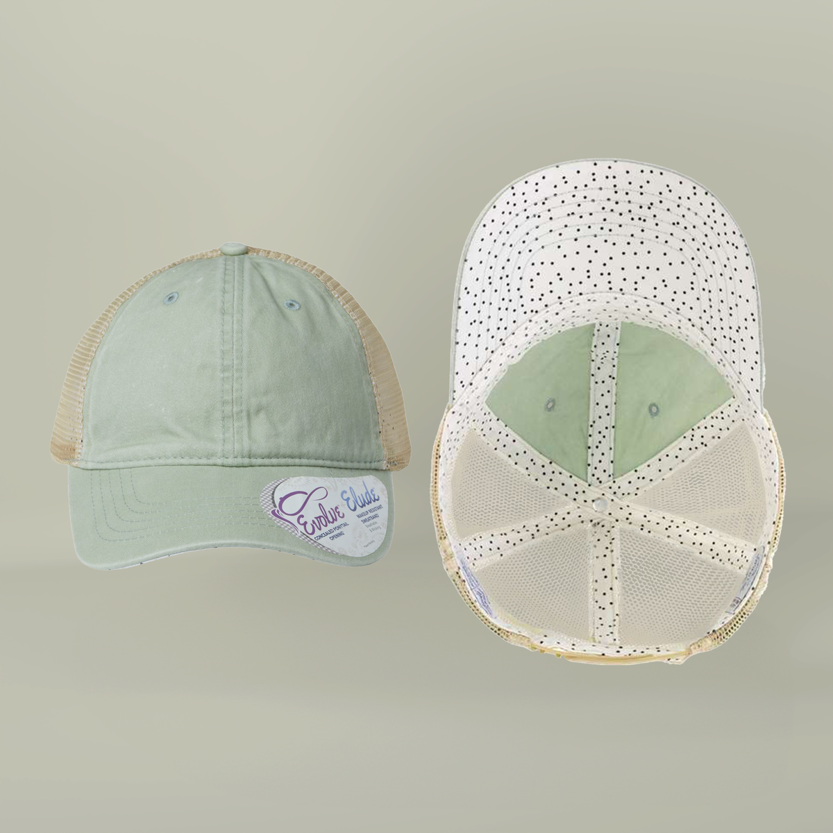 Custom Logo Womens Ponytail Mesh Hat | DTF Ponytail Snapback by F4